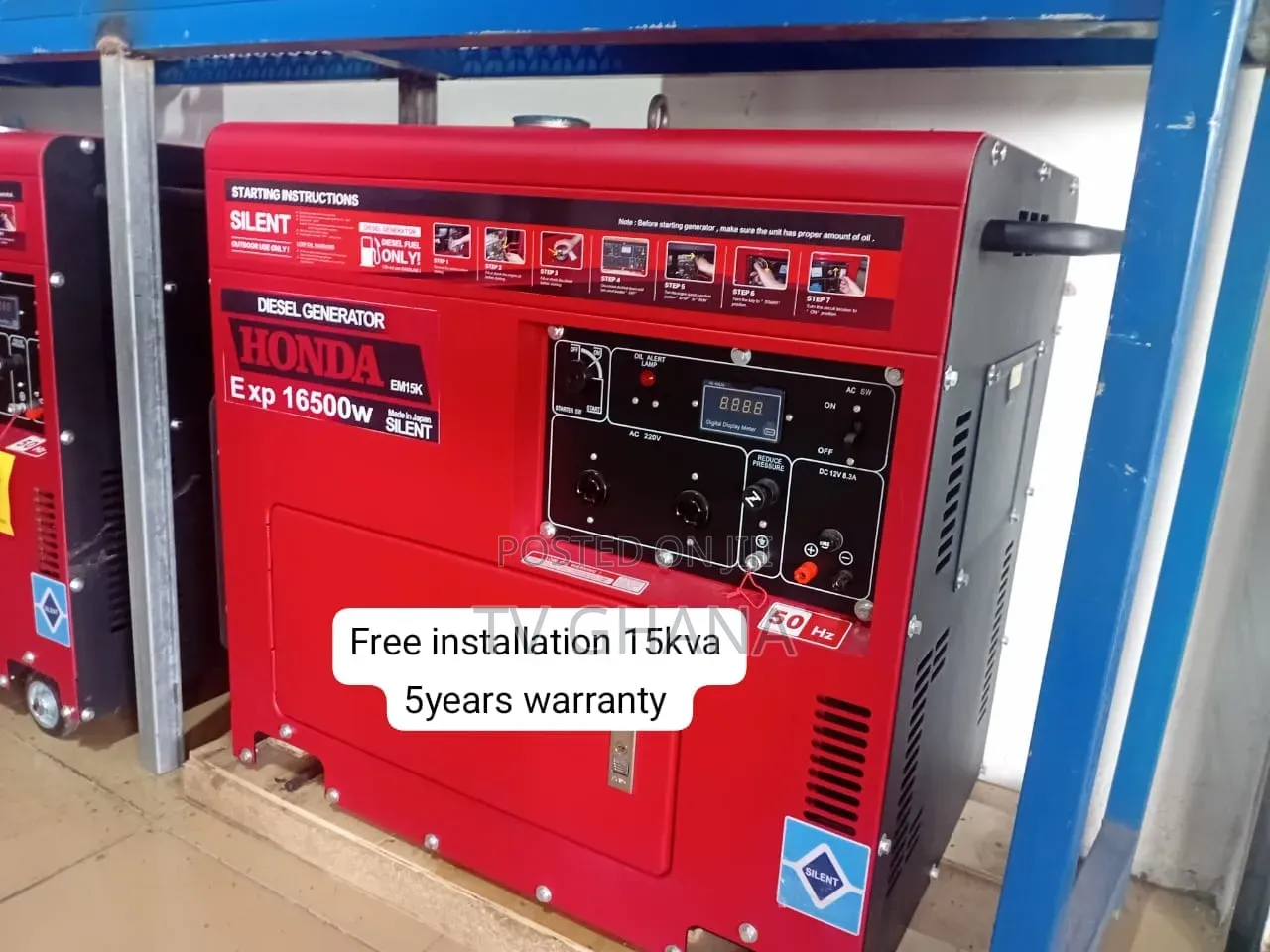Honda 15kVA Heavy Duty Generator – Reliable Backup Power 15kva Genset
