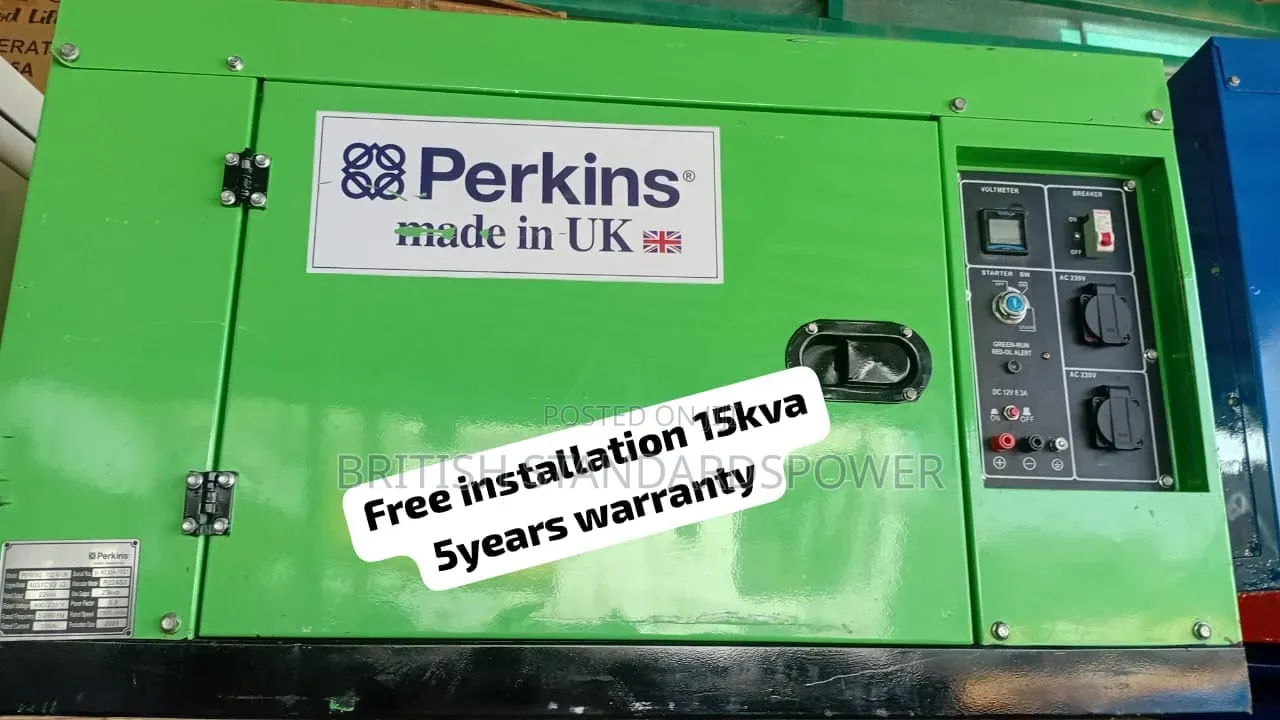 PERKINS 15KVA Diesel Genset – Available Now 15kva