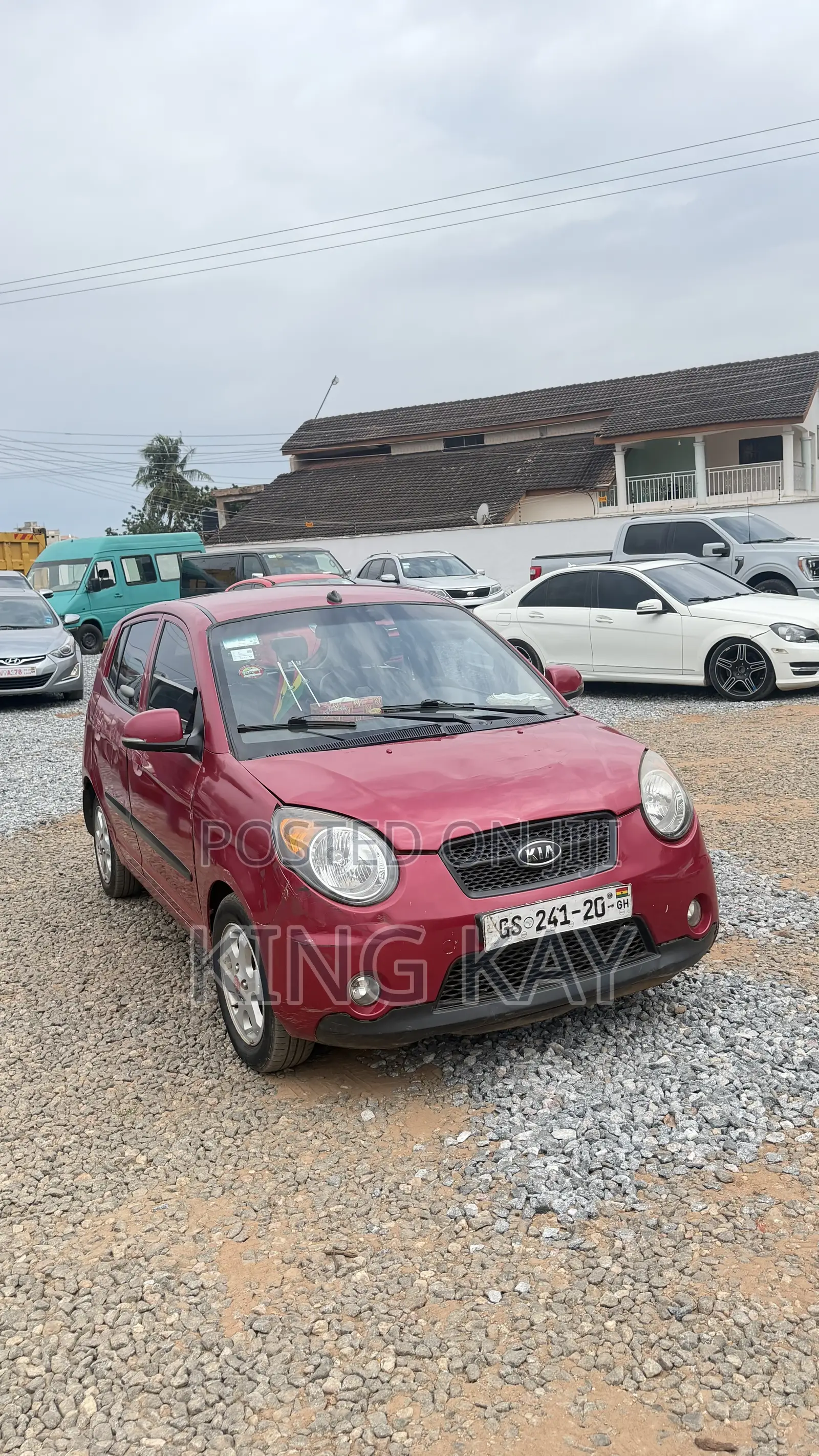 Kia Morning 2010 Burgundy