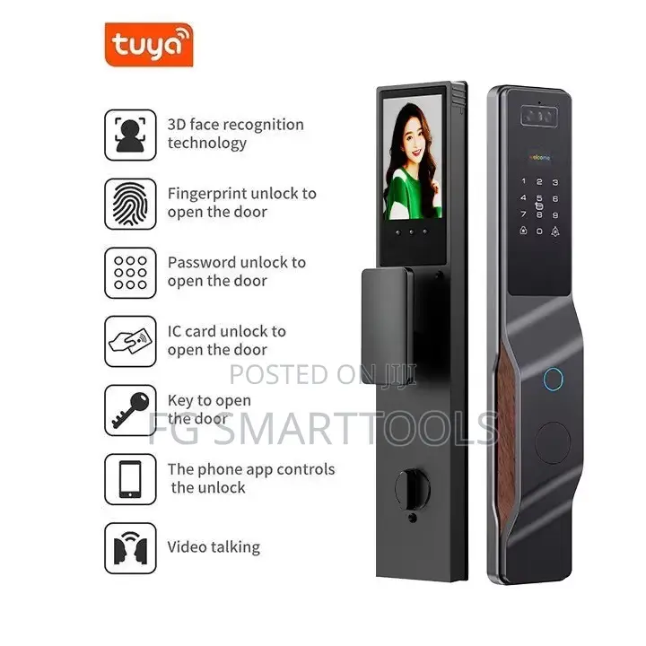 Door Lock Facial Recognition Biometric Smart Lock