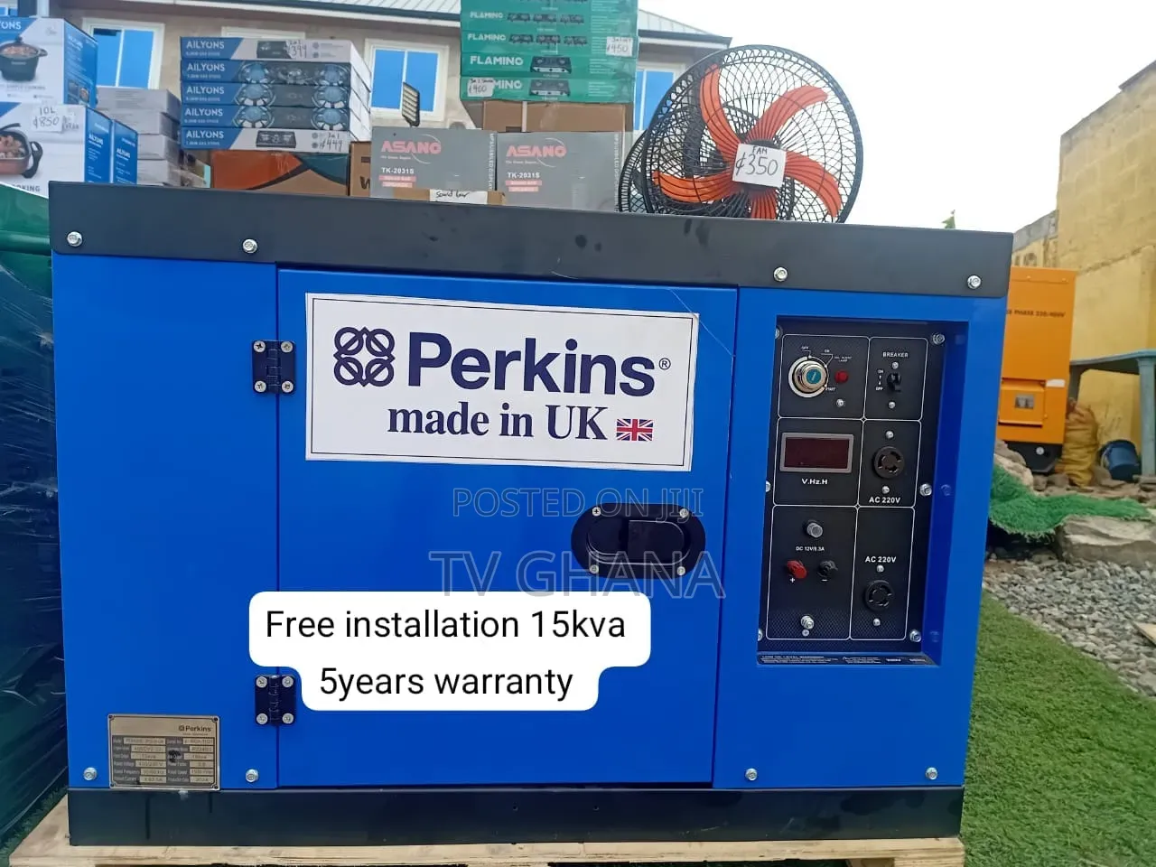 Heavy-Duty Perkins 15kVA Diesel Genset – Reliable Power Solution15kva