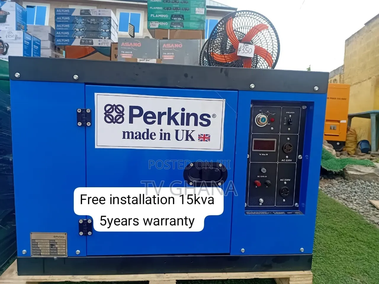 Heavy-Duty Perkins 15kVA Diesel Genset – Reliable Power Solution15kva