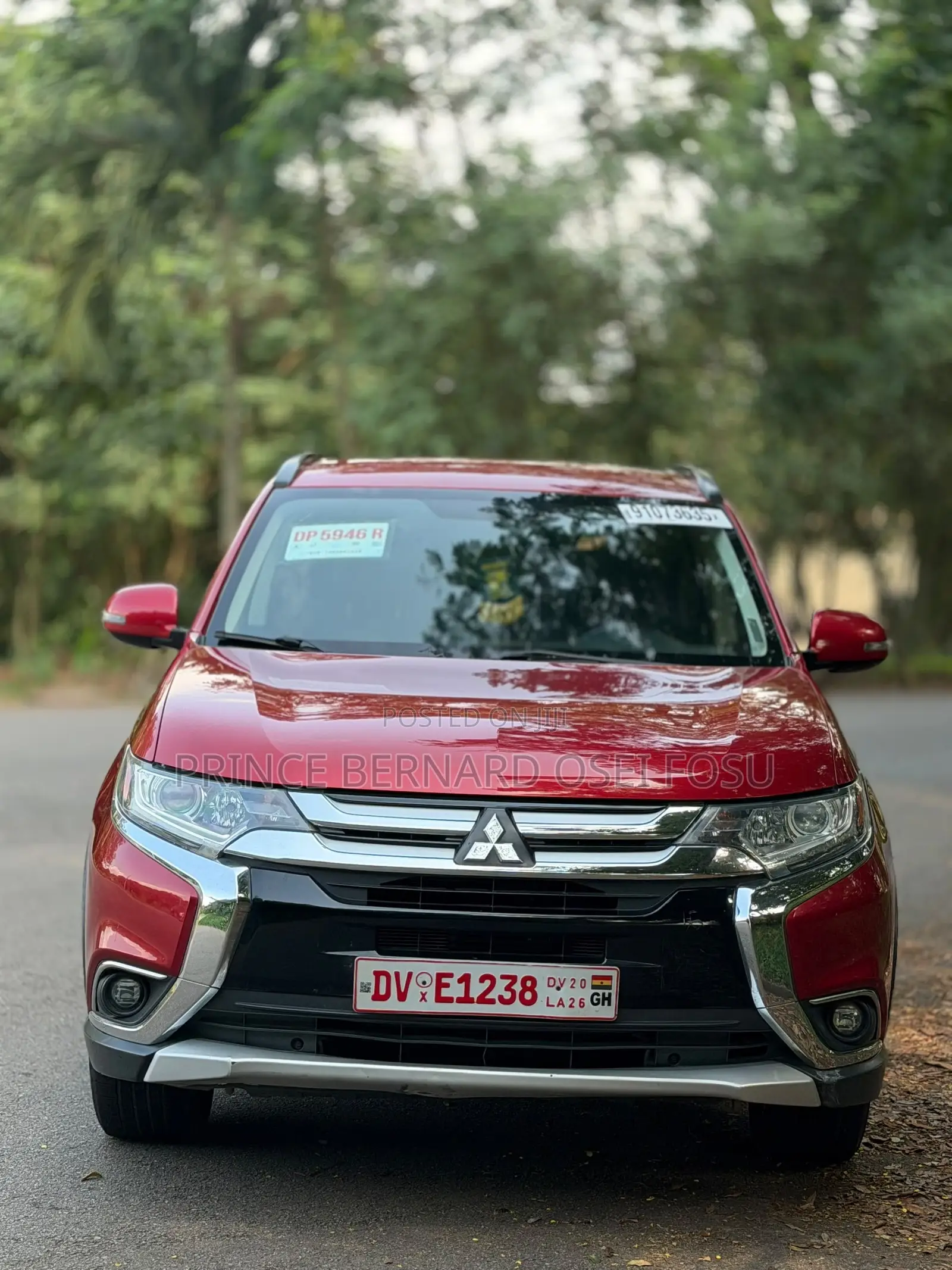 Mitsubishi Outlander SEL FWD 2017 Burgundy
