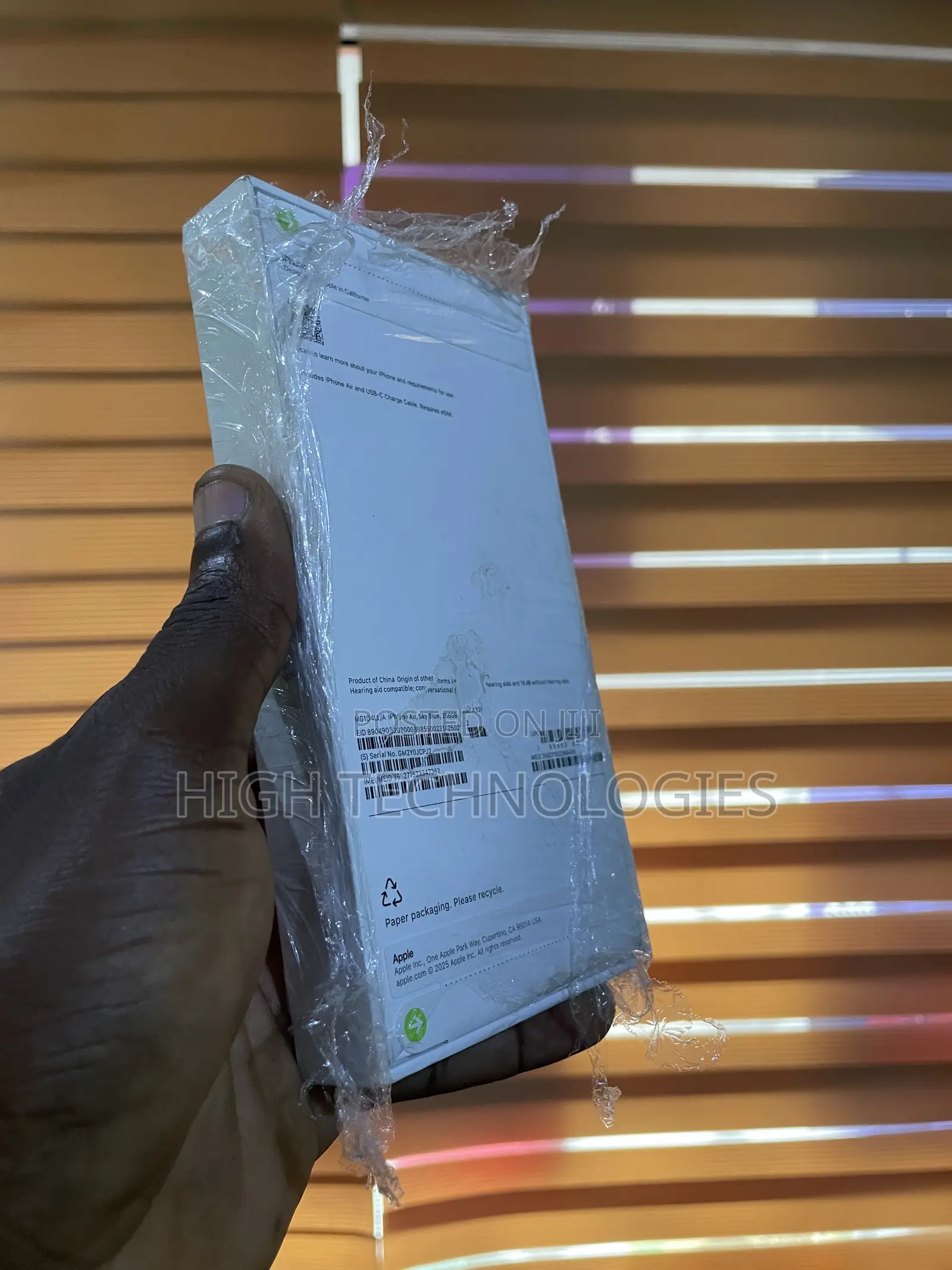 New Apple iPhone Air 256 GB Blue