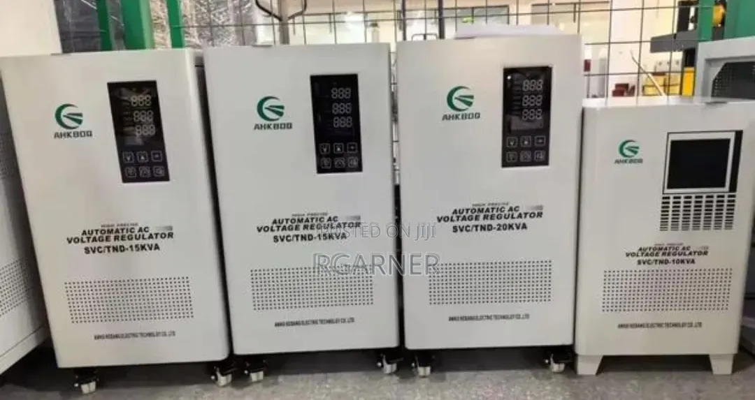 Three Winding Copper Servo Voltage Stabilizer 15kva