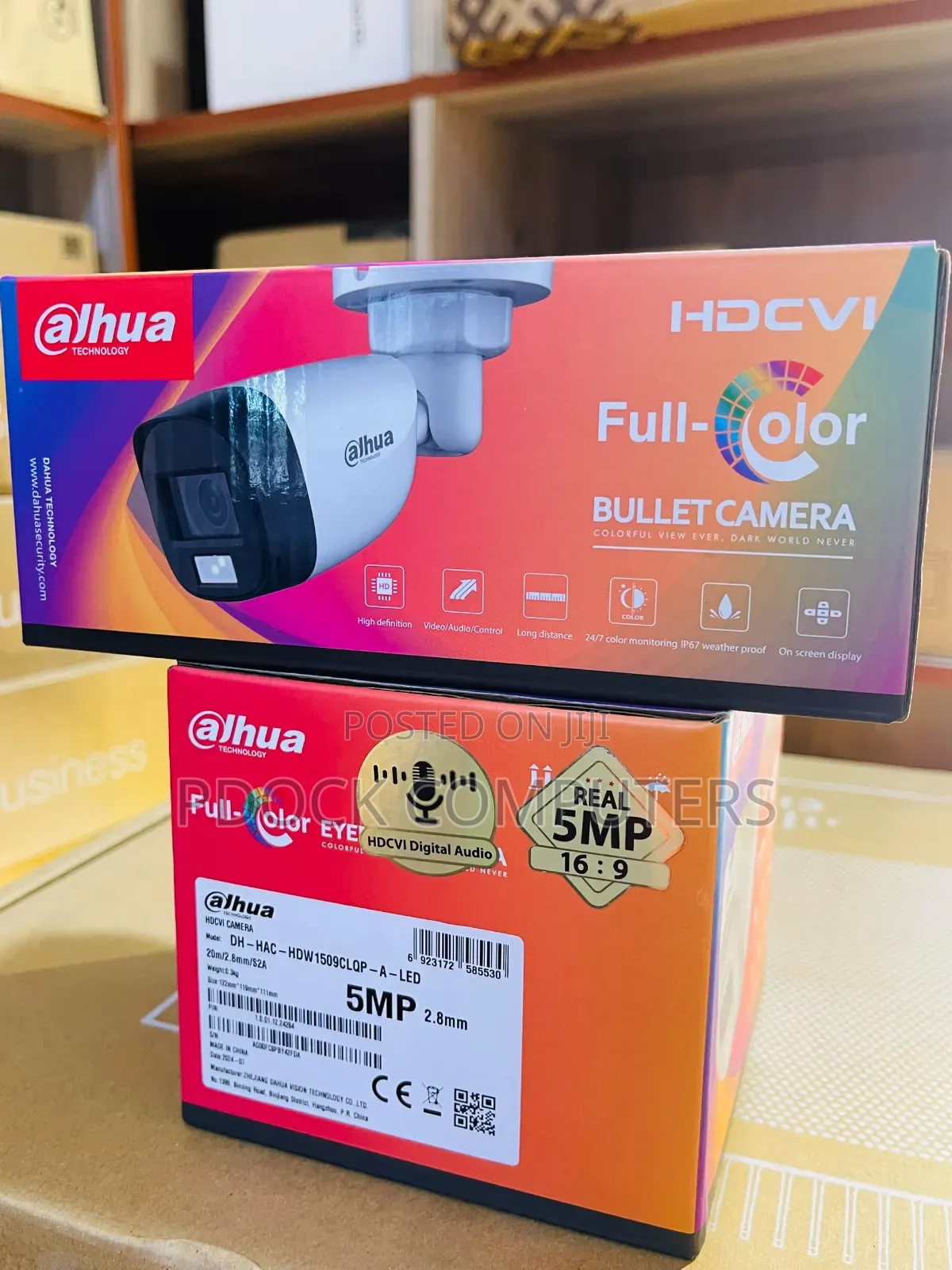 Dahua 5mp Dome Color With Mic Camera Dh-Hac-Hdw1509clqp-a-Led
