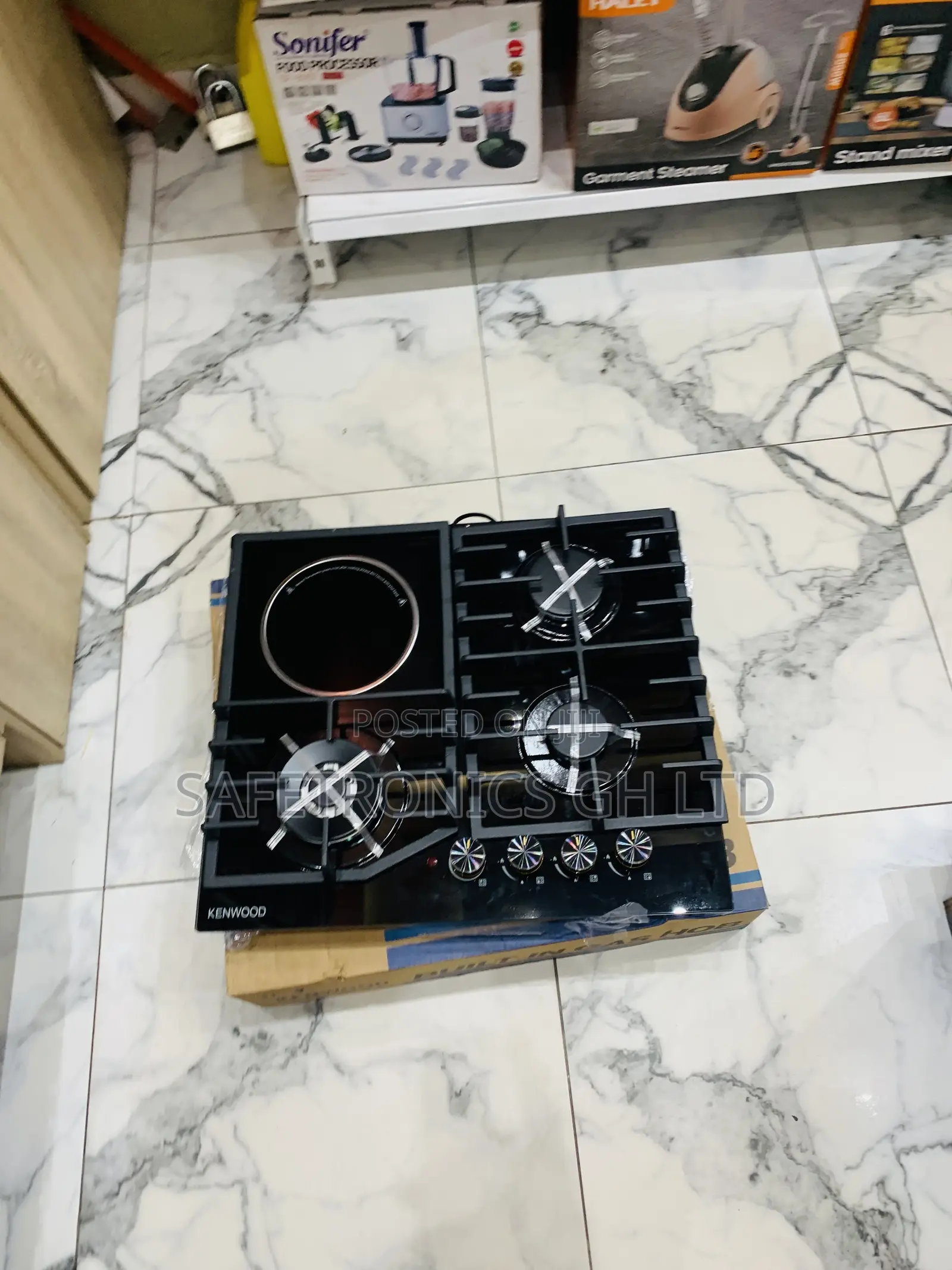 Newly Bulky < Kenwood Inbuilt 60cm 3 Gas 1 Electric Black