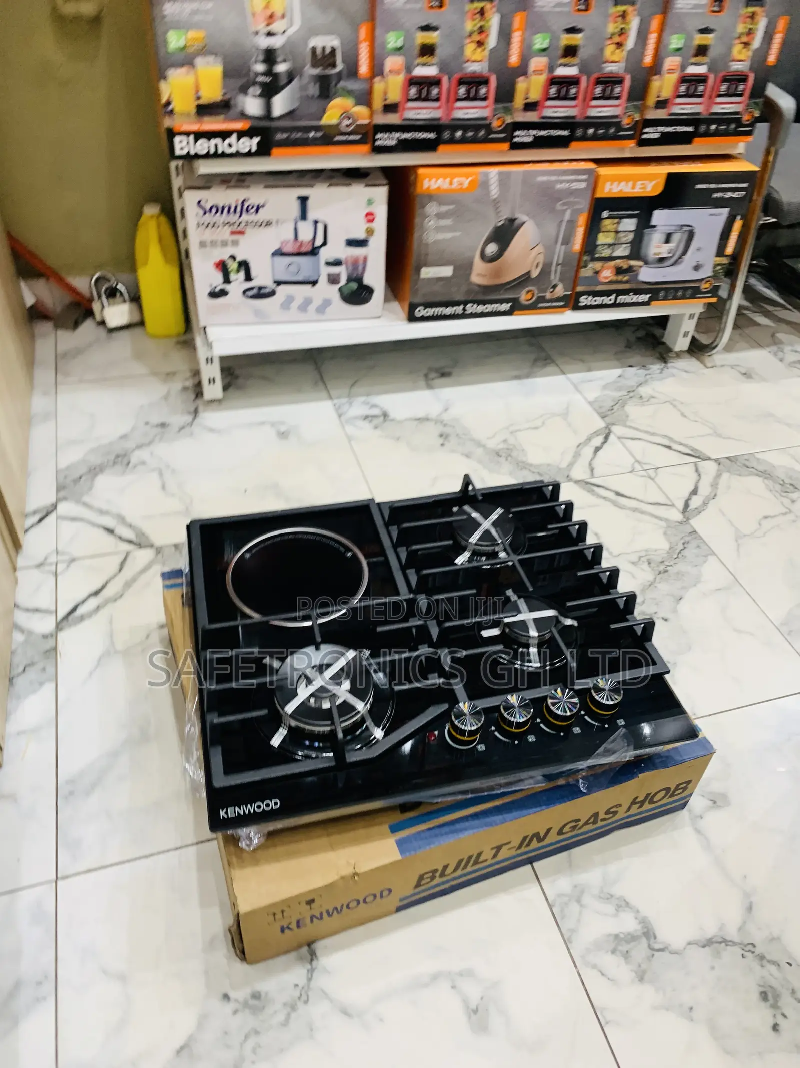 Newly Bulky < Kenwood Inbuilt 60cm 3 Gas 1 Electric Black