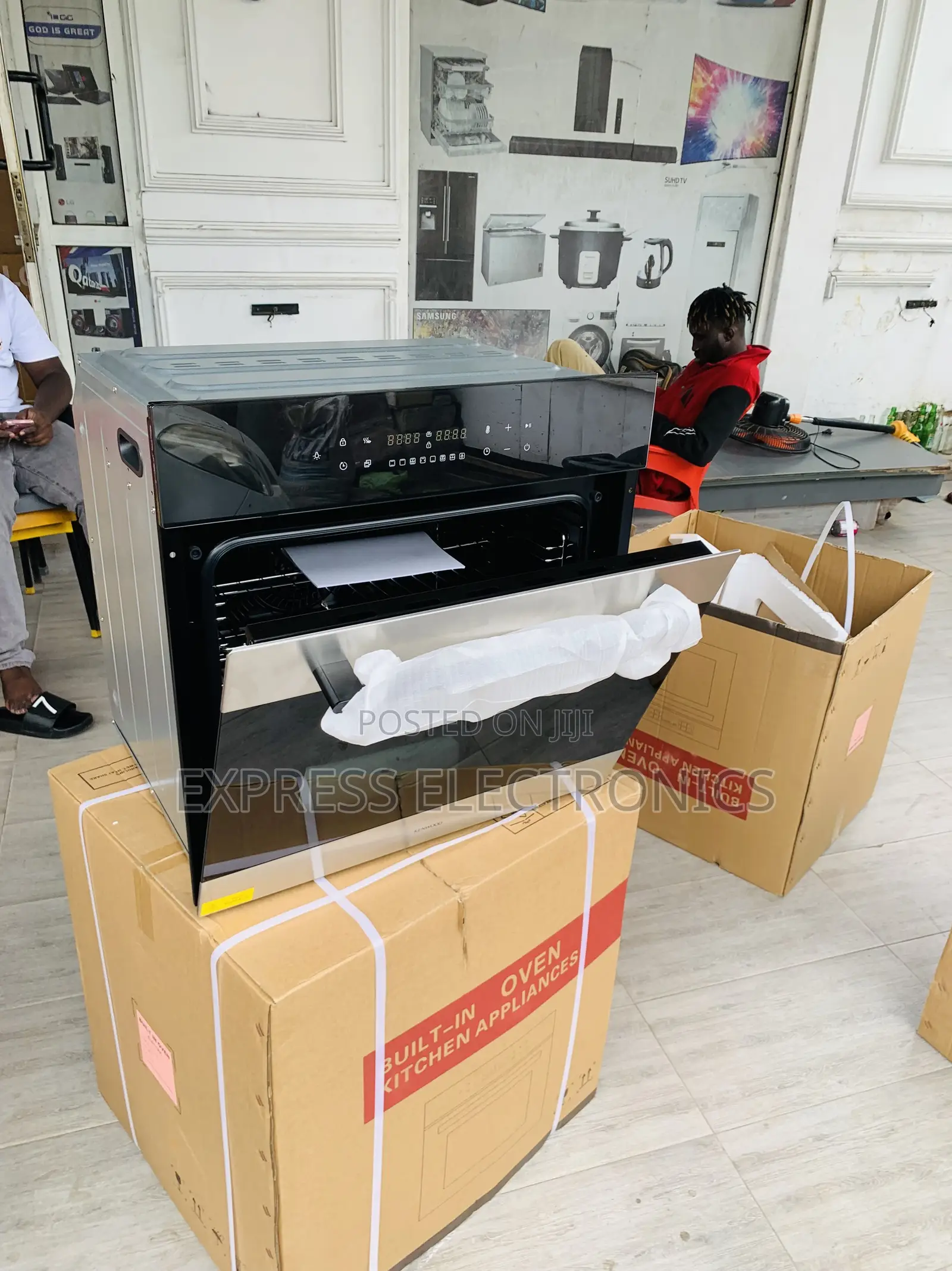 Brand New Kenwood Built in Oven 71 Liter , Sliver Stainless Steel