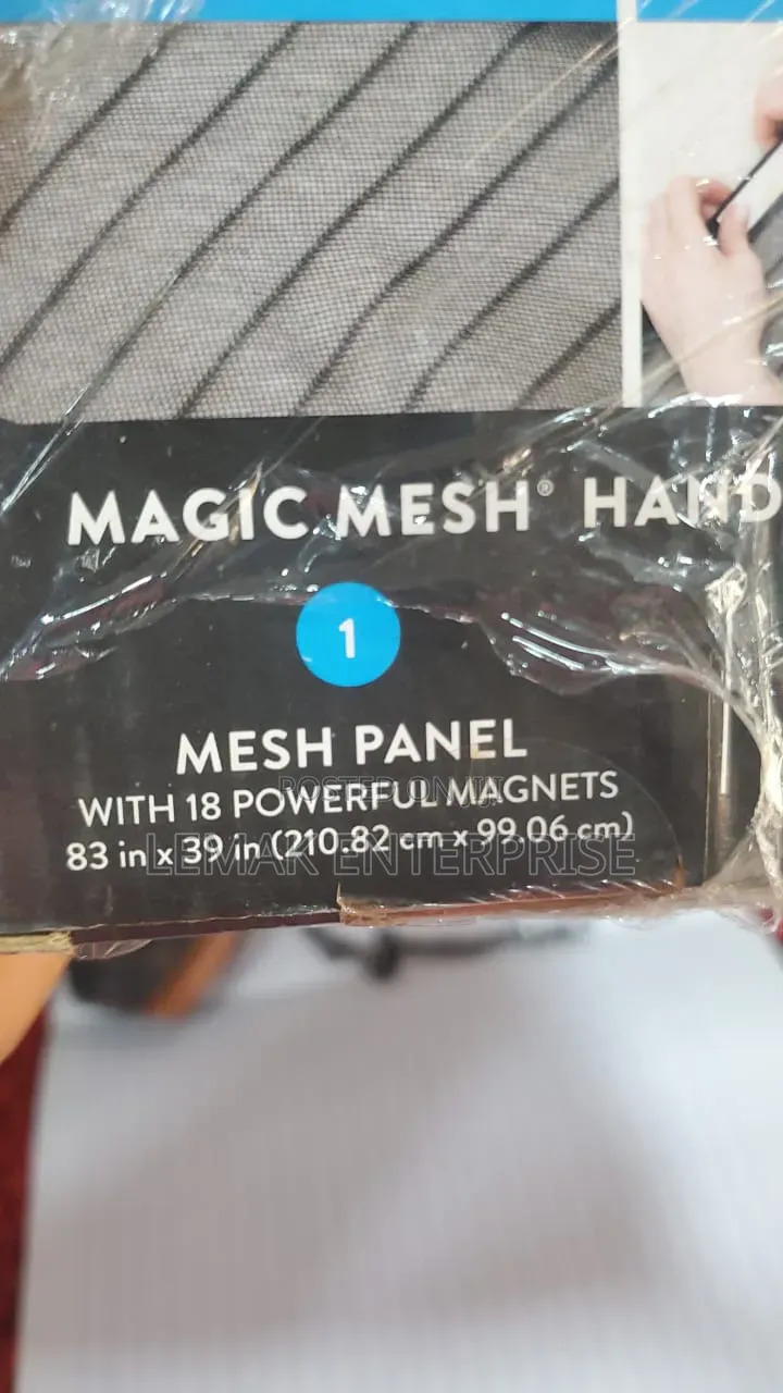 Magic Mesh Deluxe Hands-Free Screen Door. From USA