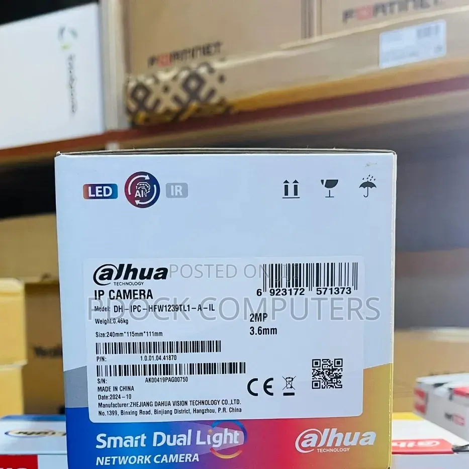 Dahua Ip 2mp Full Color + Audio Ipc-Hfw1239tl1-a-Il Camera