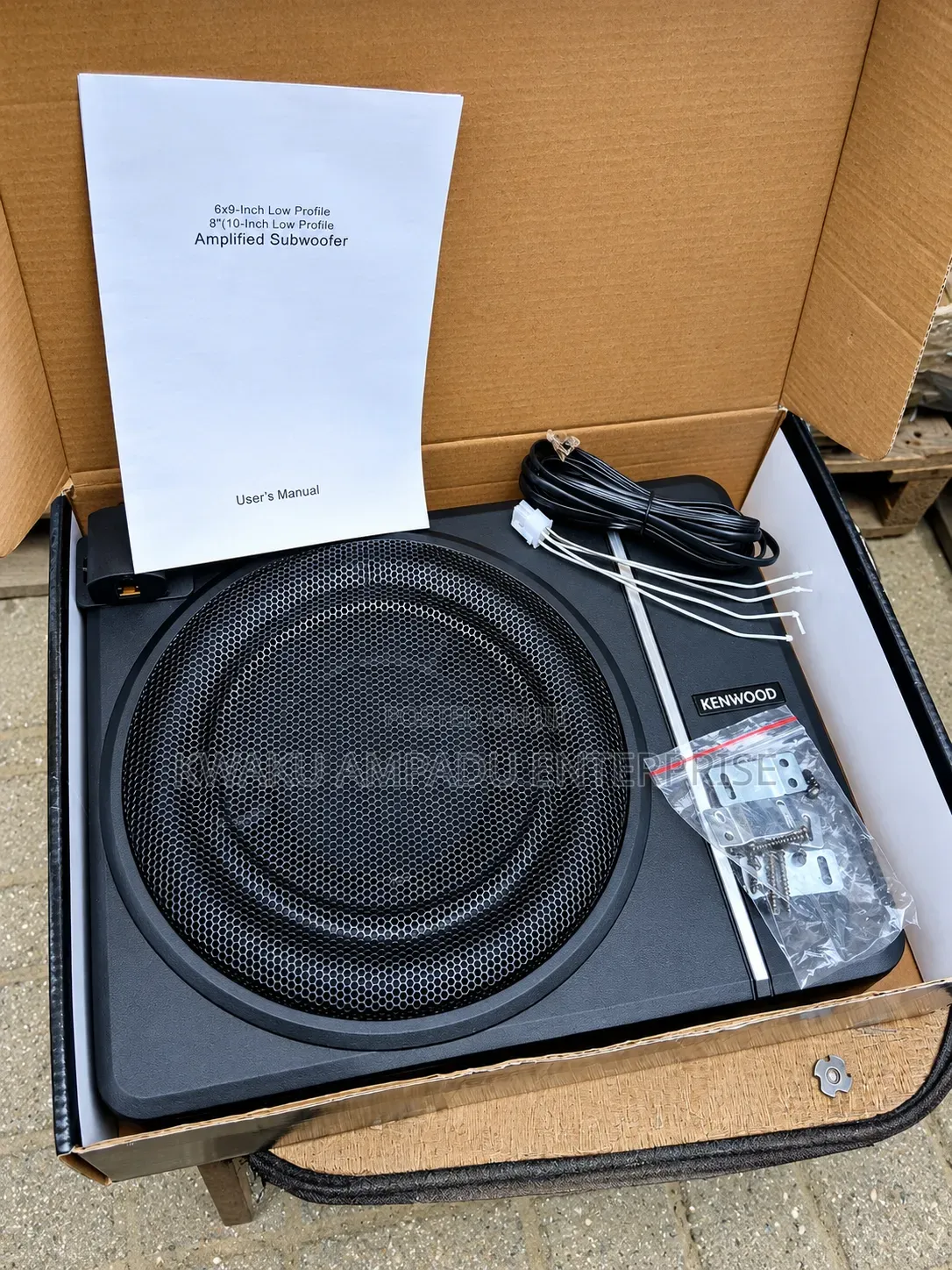 Kenwood BassPro Nano PS-W10 – 10" Active Powered Underseat Subwoofer