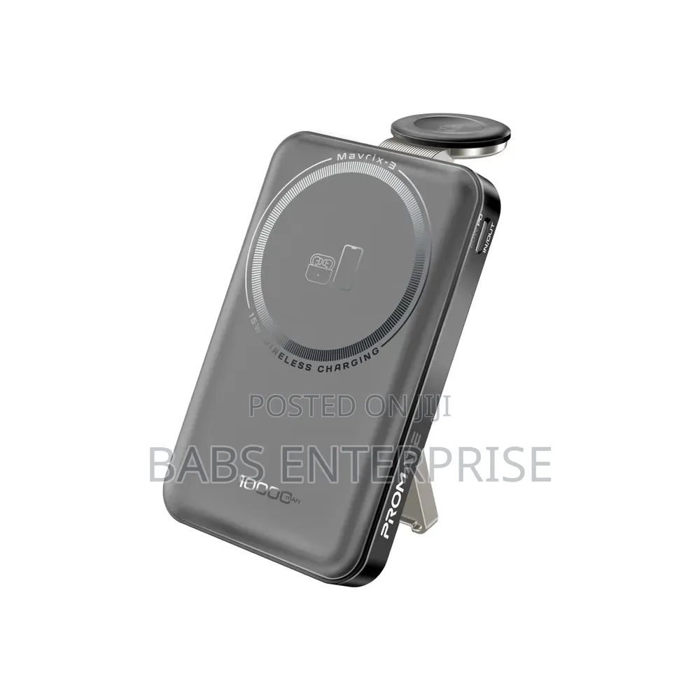 Promate Mavrix-3 3 in 1 MagSafe Wireless Charging Power Bank