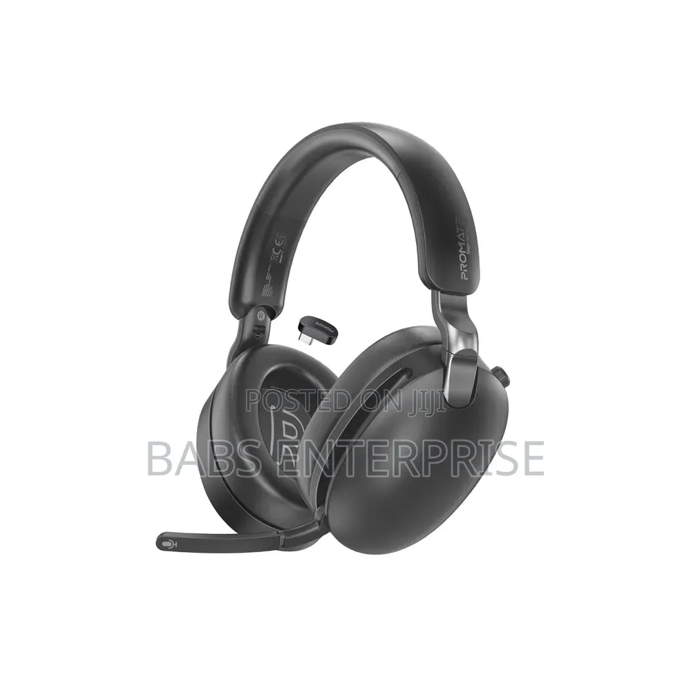 Promate Serene-2 Hi-Res Audio Hybrid-Anc Over-Ear Headphones