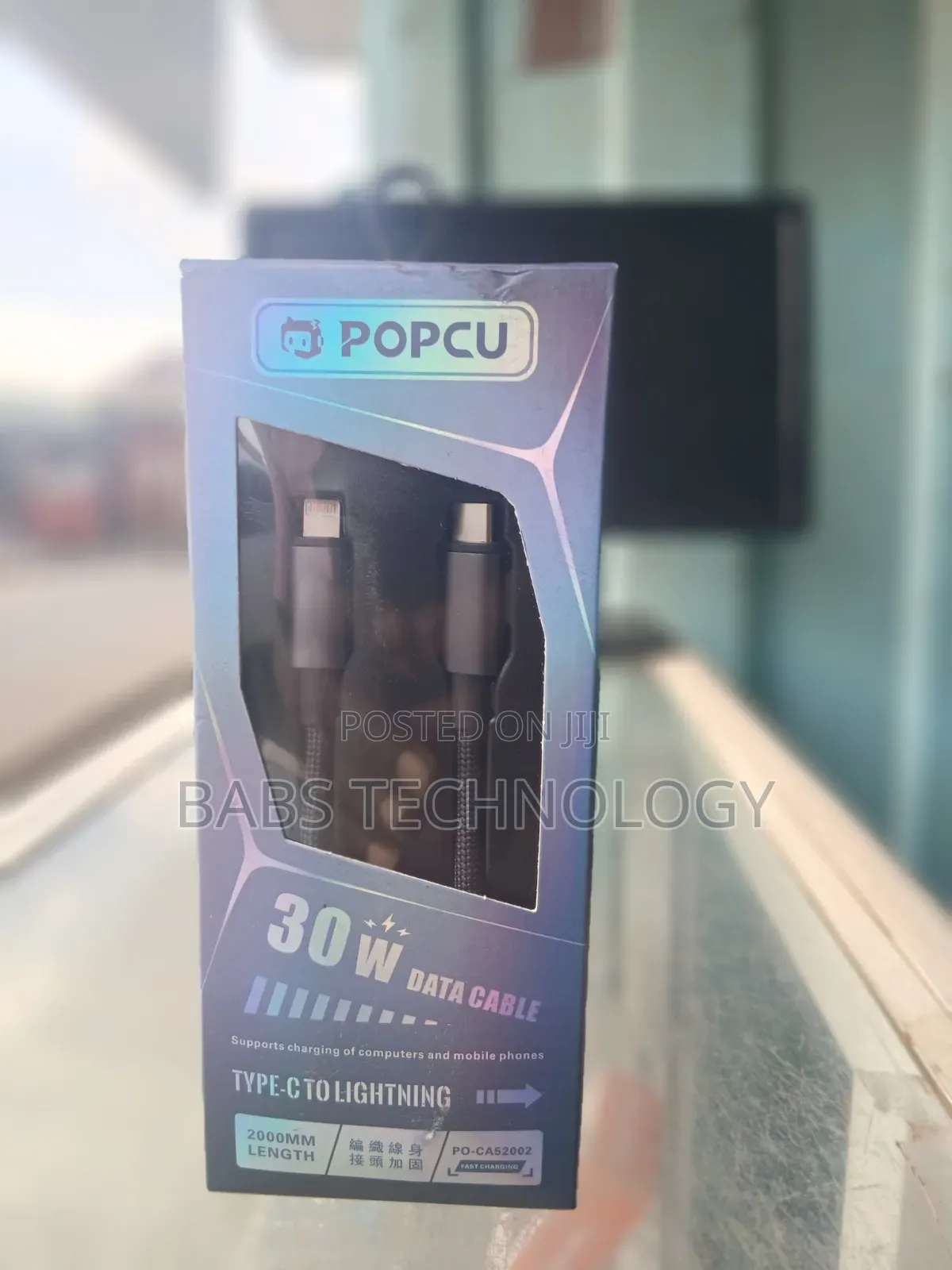 30w Popcu 2m USB-C to Lightning