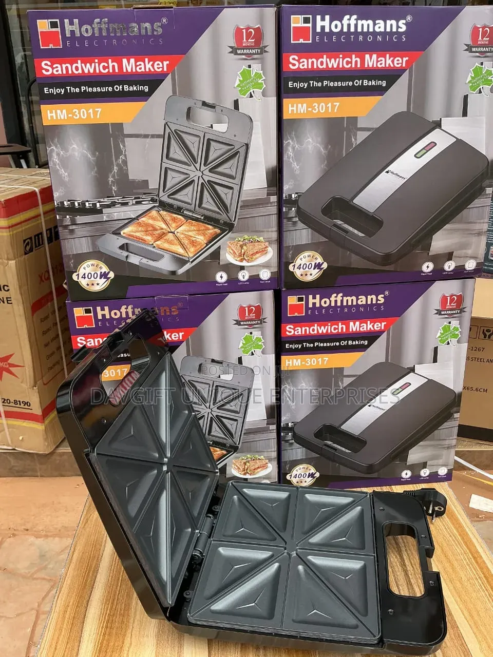 Double Size Original Hoffman Sandwich Maker