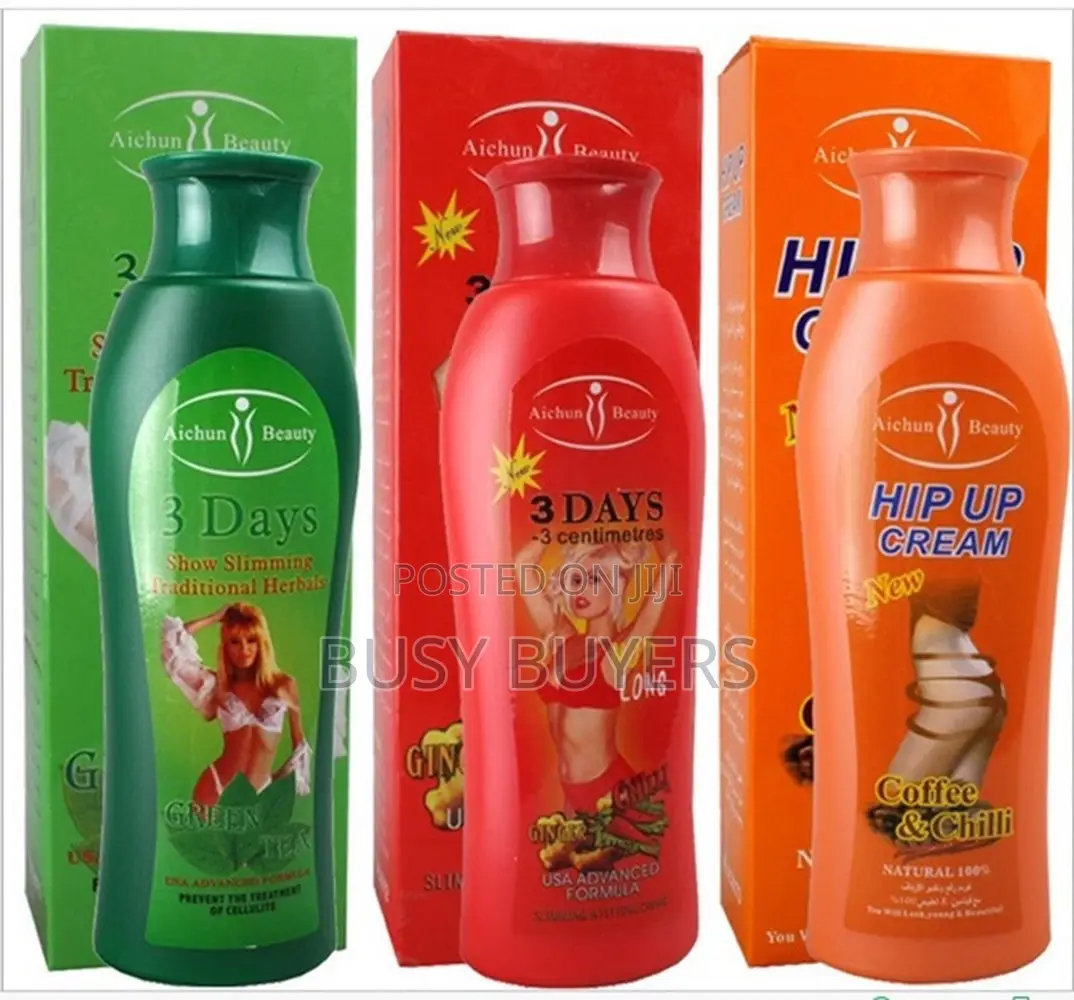 Slimming and Fat Burning Cream in Different Colors