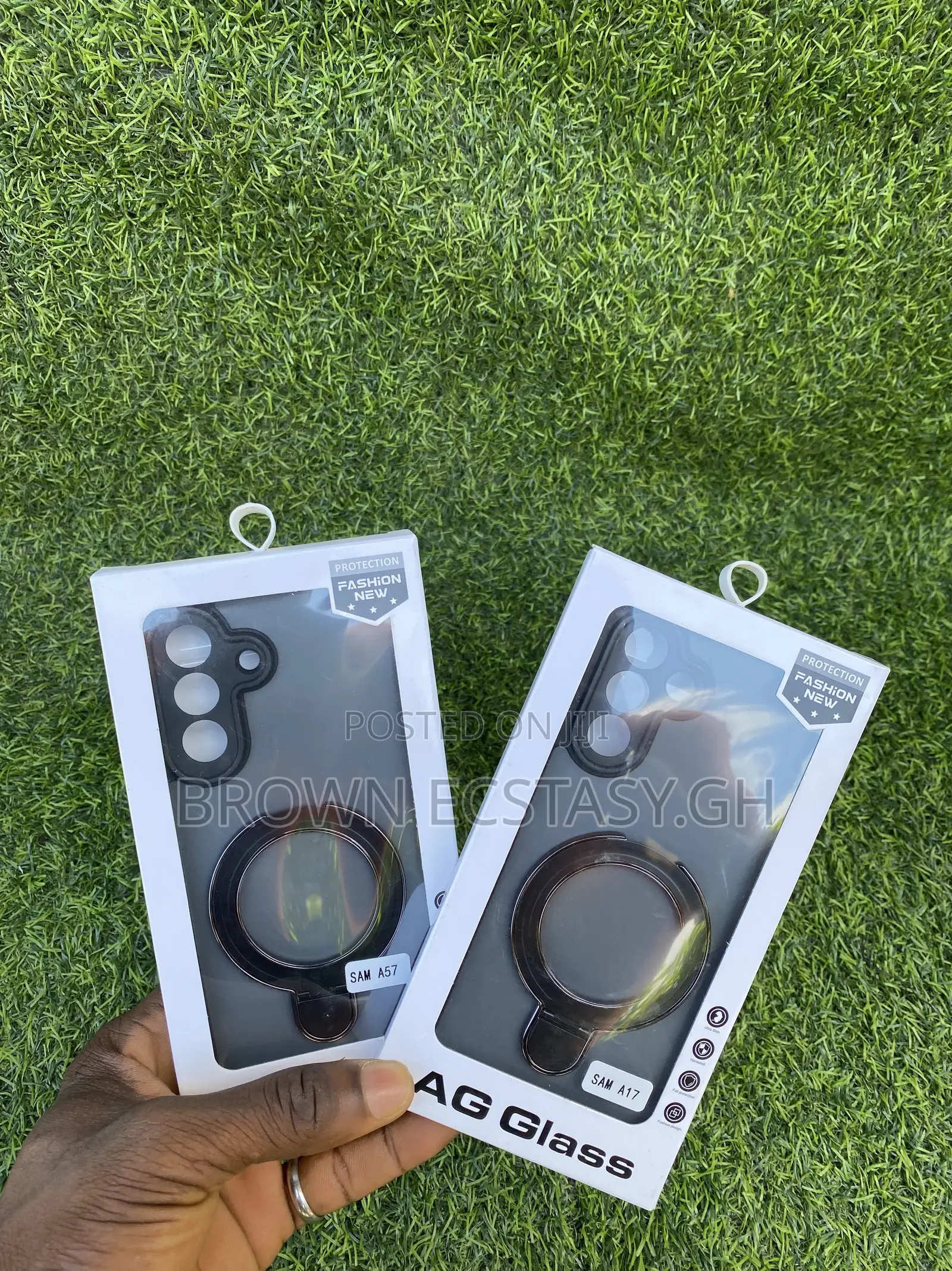 Galaxy A17/A26/A36/A56/A57 Stylish Case With Ring Stand