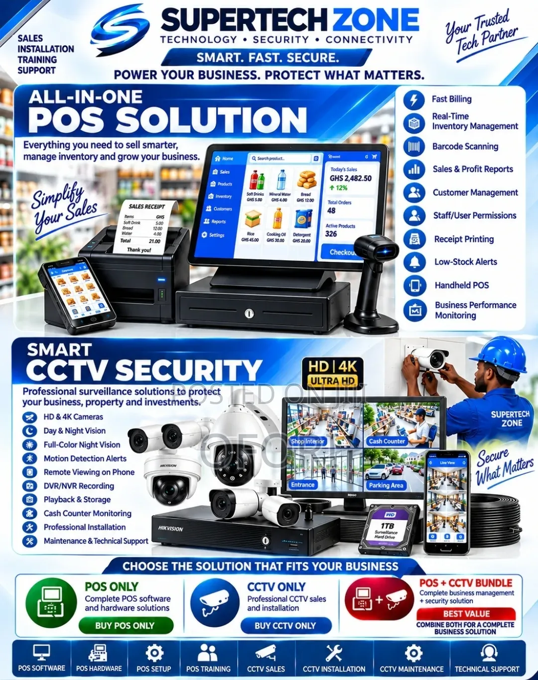 Pos Software and CCTV Installation