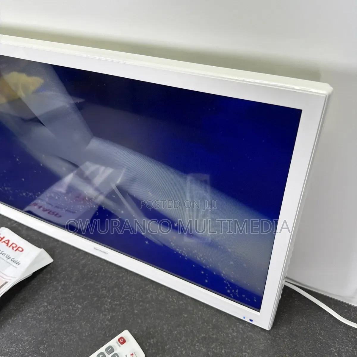 Sharp Aquos 24" T2 , S2 Hd Led Digital Satellite, Model Lc-24che4012ew
