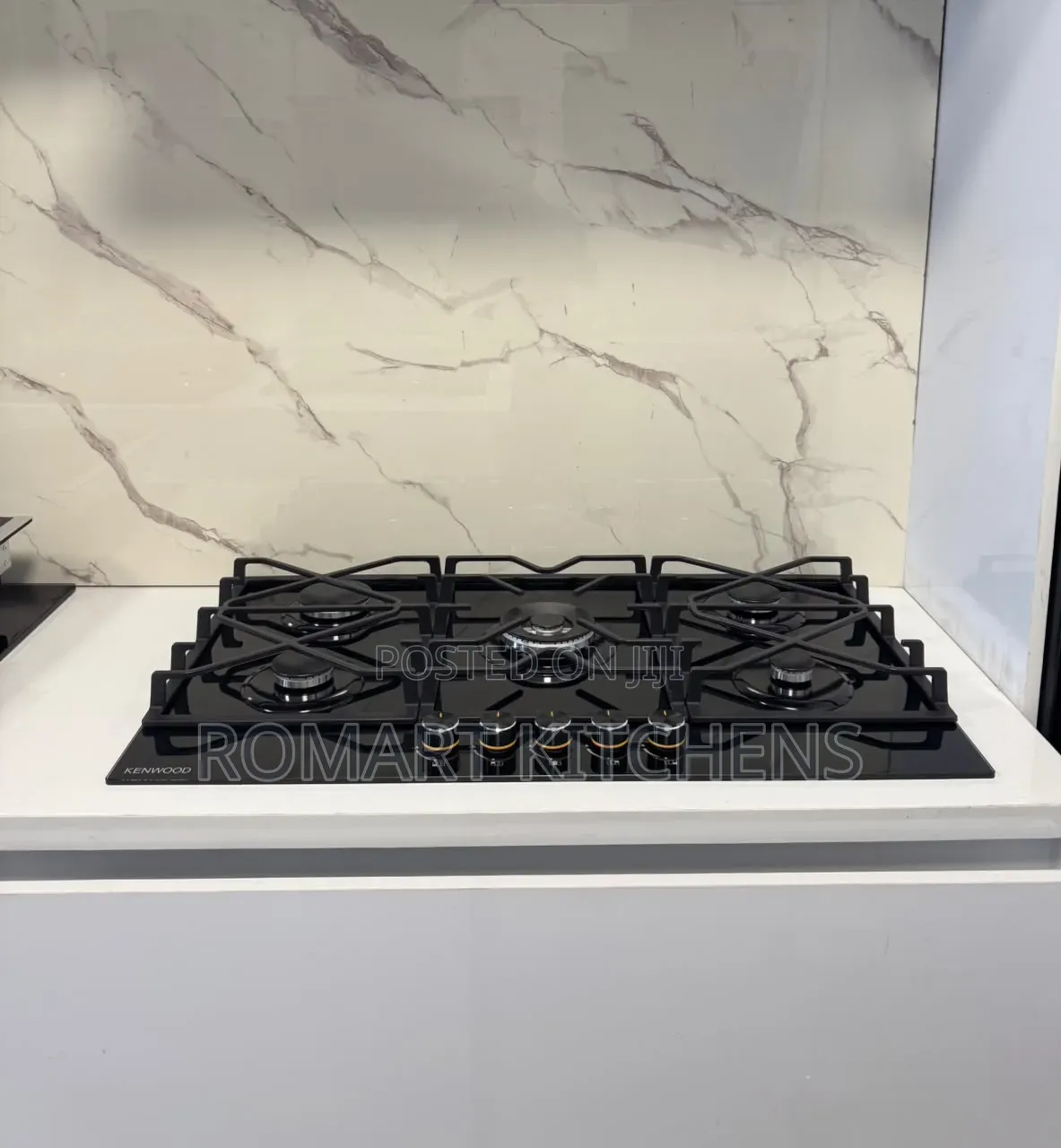 Quality Kenwood 90cm (5 Burner) Ceramic Glass Gas Cooktop.