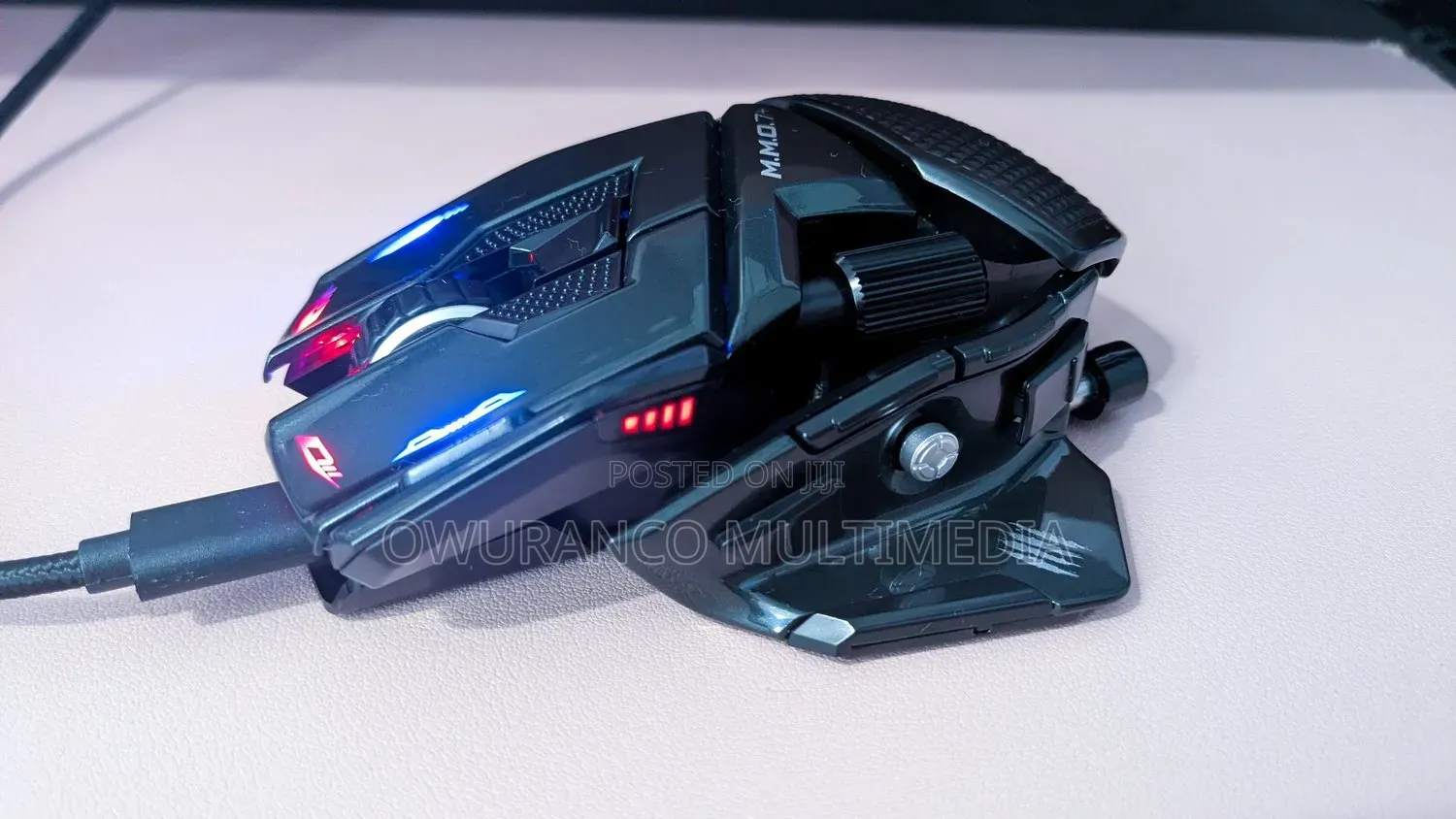 Mad Catz M.M.O.7 Gaming Mouse With All Mounts - 6400 DPI, 78 Commands