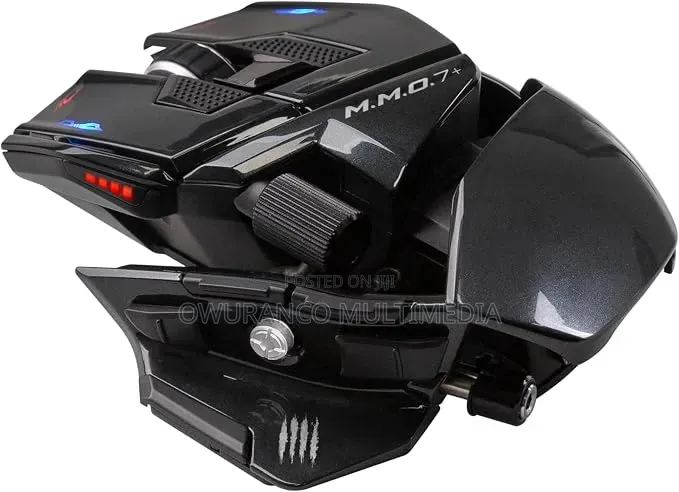 Mad Catz M.M.O.7 Gaming Mouse With All Mounts - 6400 DPI, 78 Commands