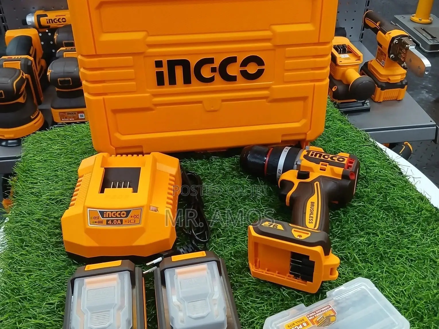 76Nm Cordless Impact Drill Kit With 47PCs Accessories - Cidli207686