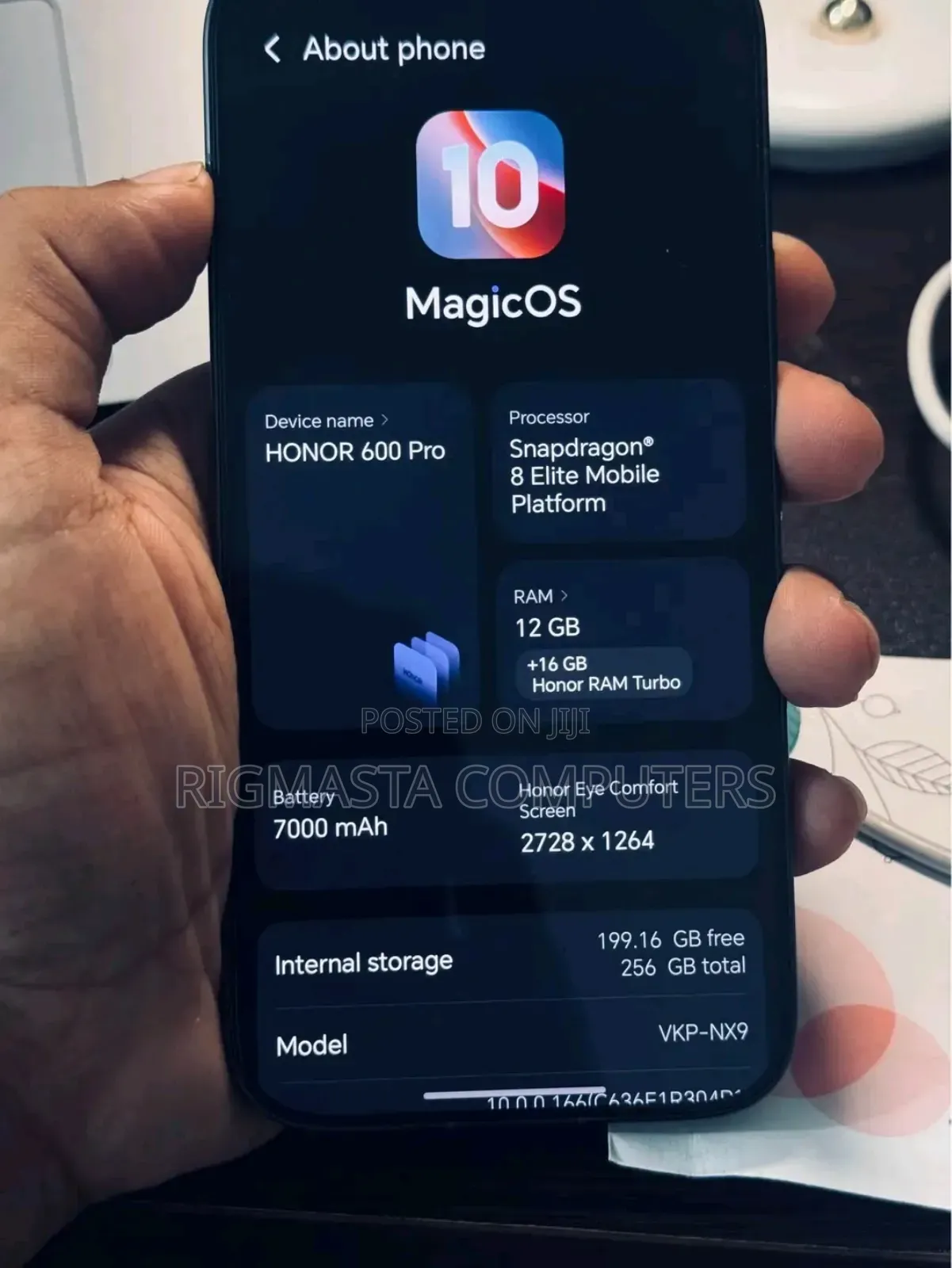 Honor 600 Pro 256 GB Black