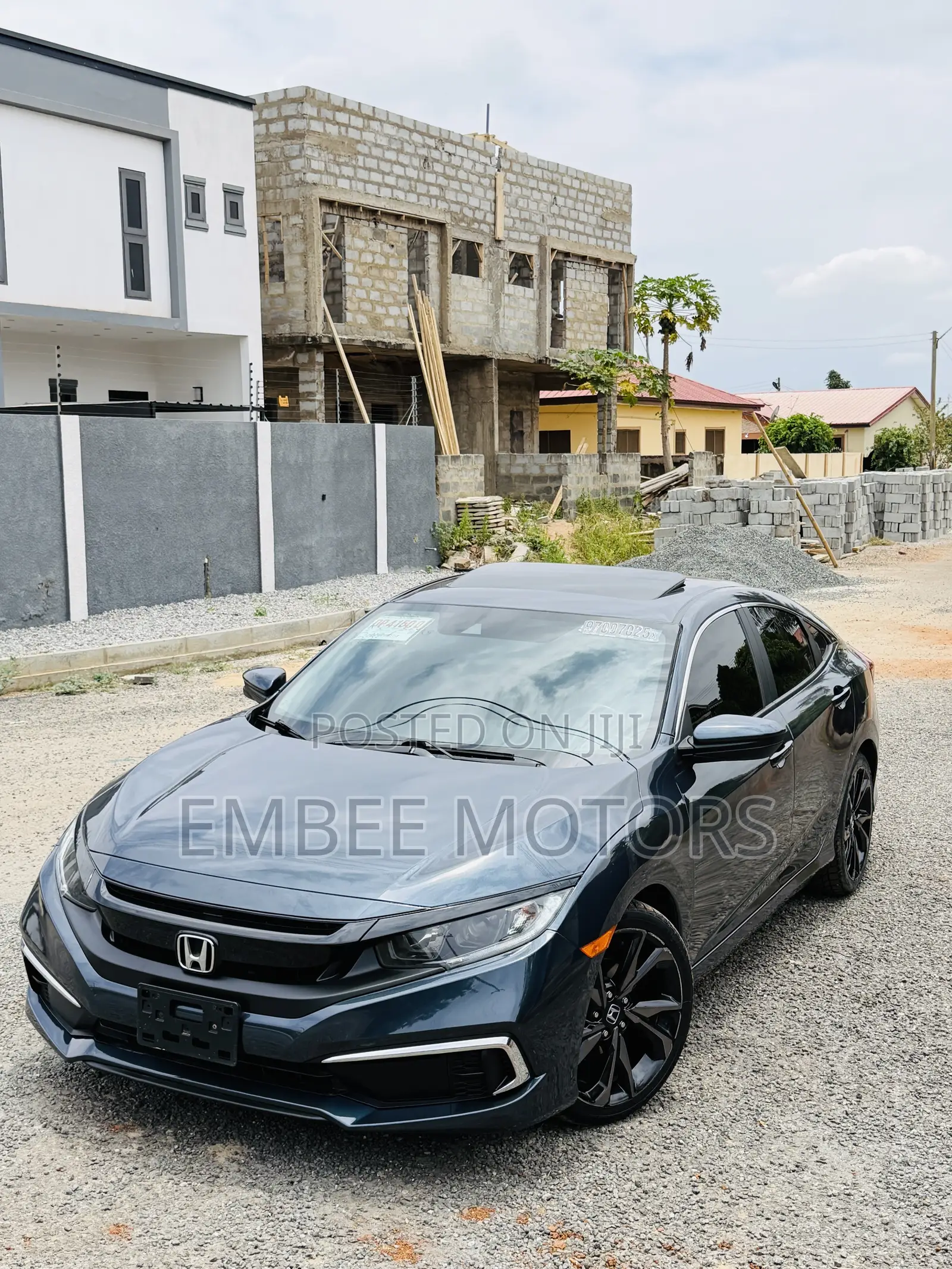 Honda Civic EX Sedan 2020 Gray