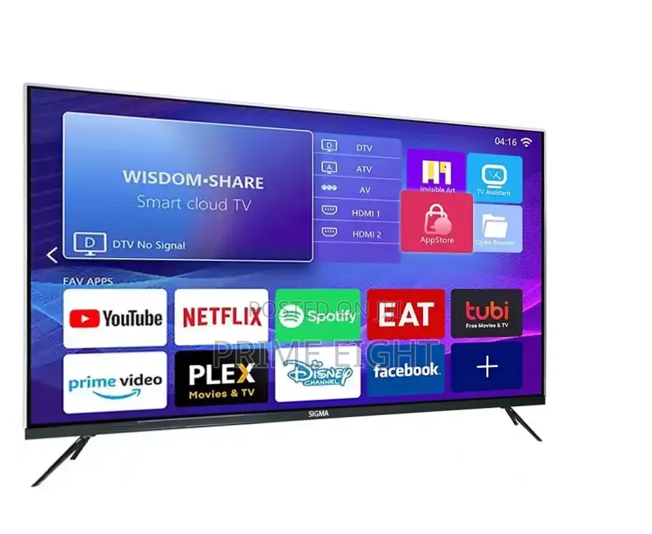 Sigma 32′′ FHD Smart Android TV SIG-K32V6-S
Brand New