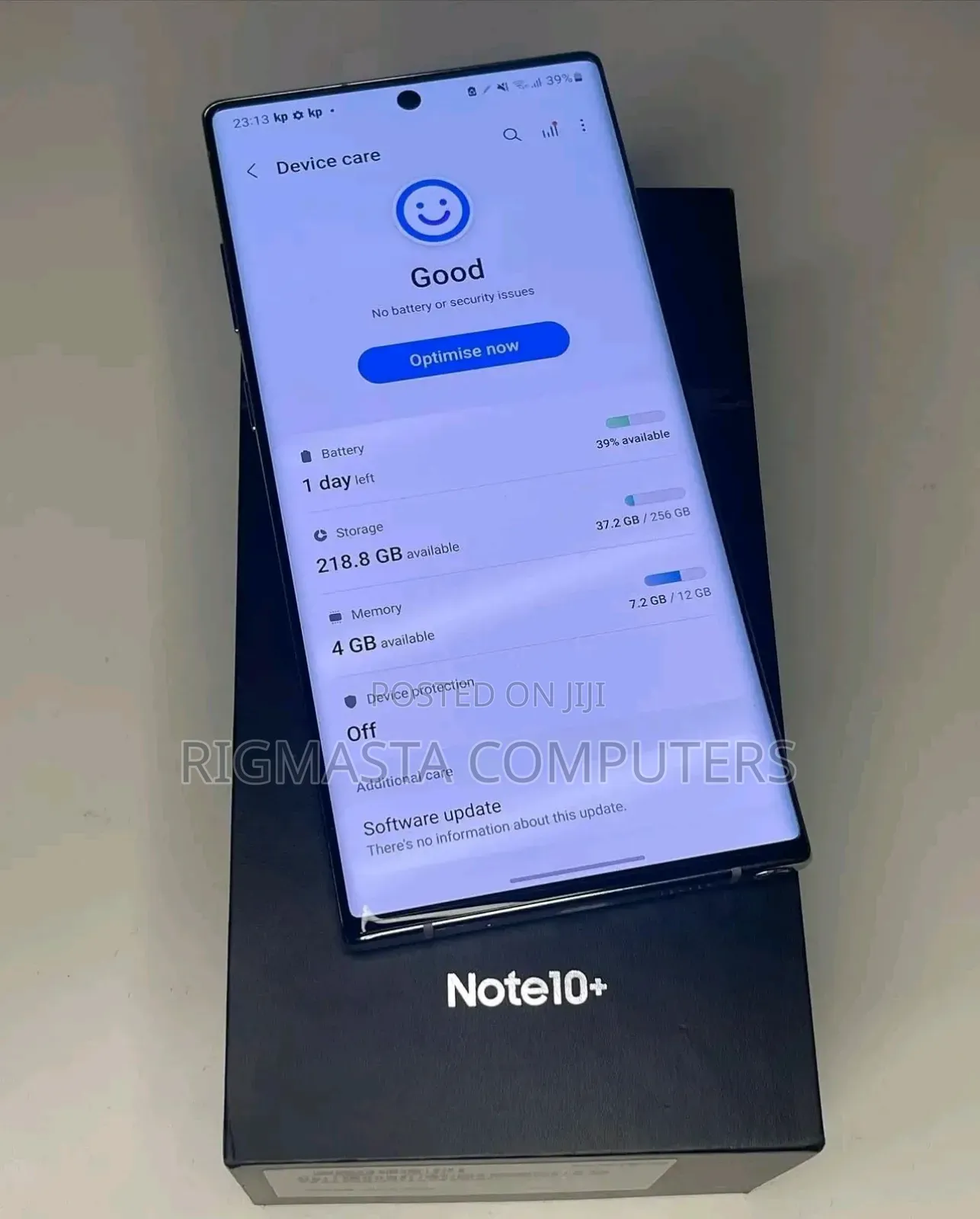 New Samsung Galaxy Note 10 Plus 256 GB Gray