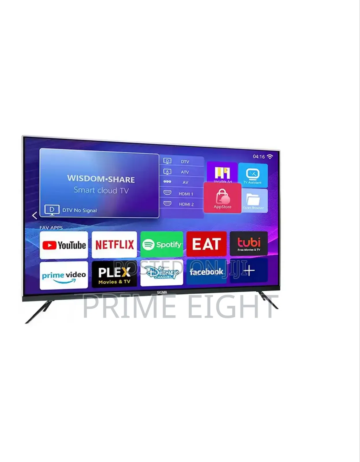 Sigma 65" Smart UHD TV (Model: STV-KU65V6-S)