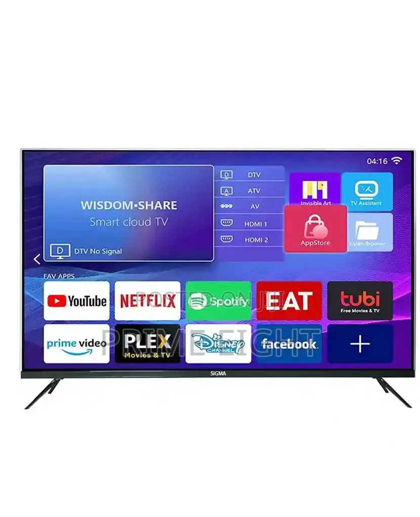 Sigma 50-Inch STV-Kq50v6-S Icast , Frameless Qled Smart TV