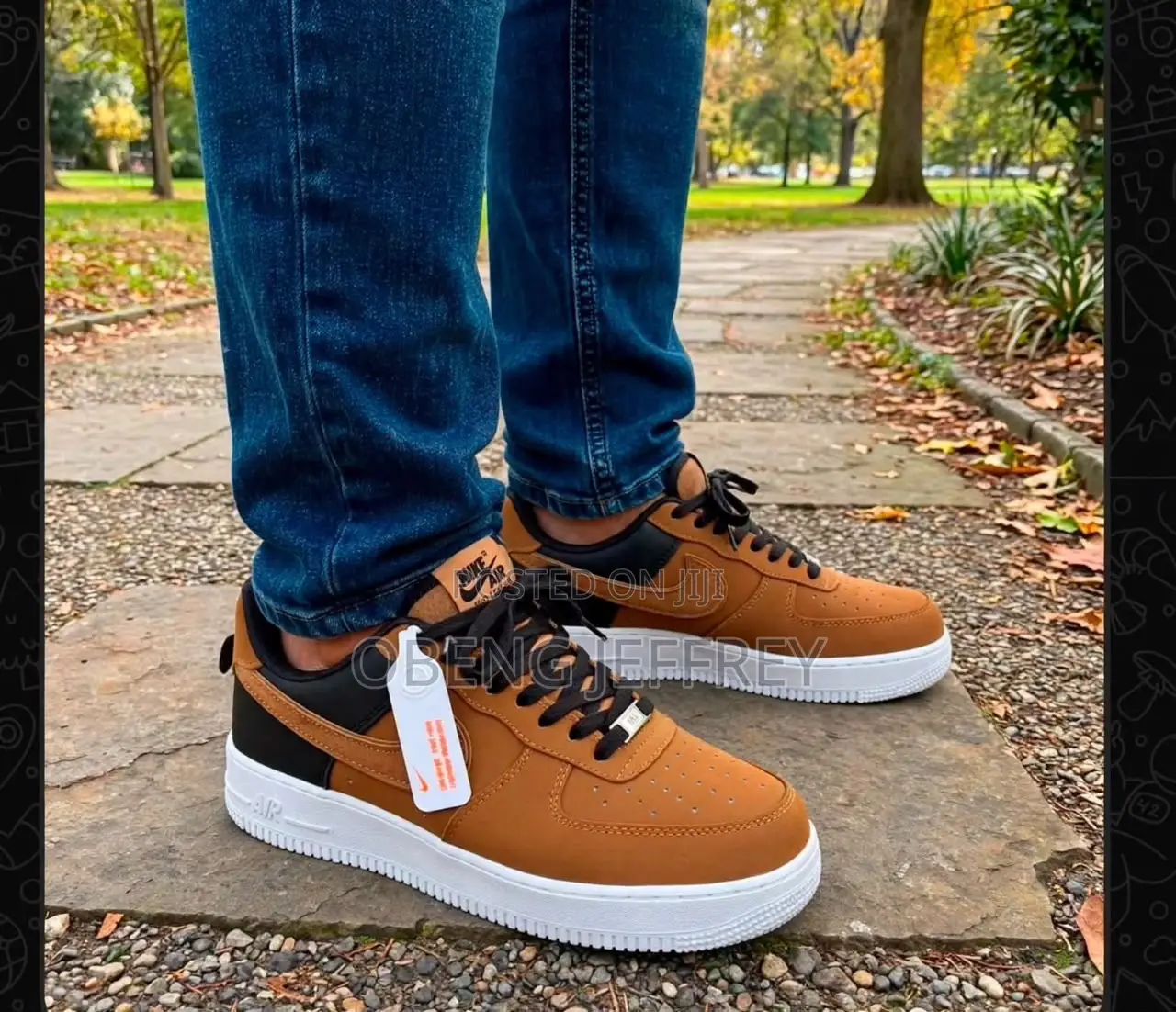 Original Airforce 1 Low Brown/ Black