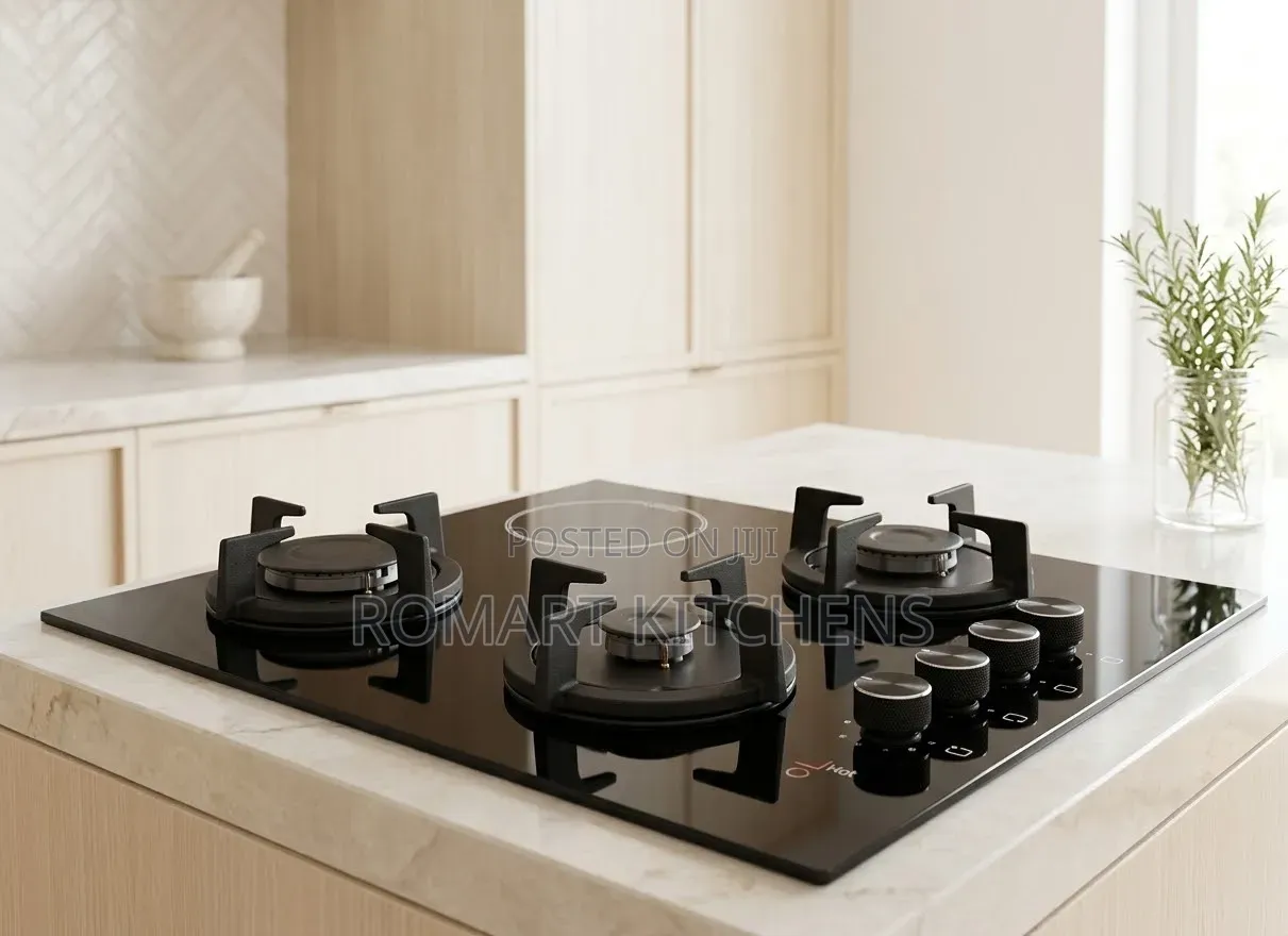 Kenwood 60cm Inbuilt Ceramic Glass 3 Gas and 1 Electric Cooktop.