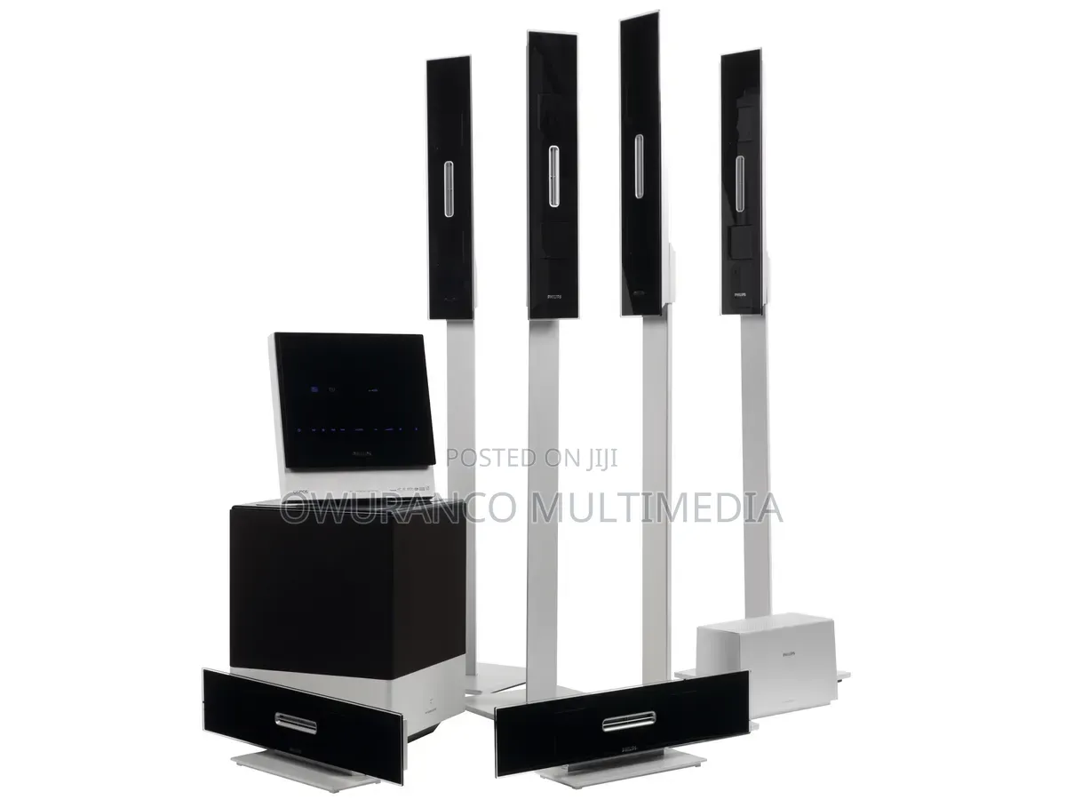 Philips Cineos HTS9800W High-End 4 Floor Standing Pillars - 800W