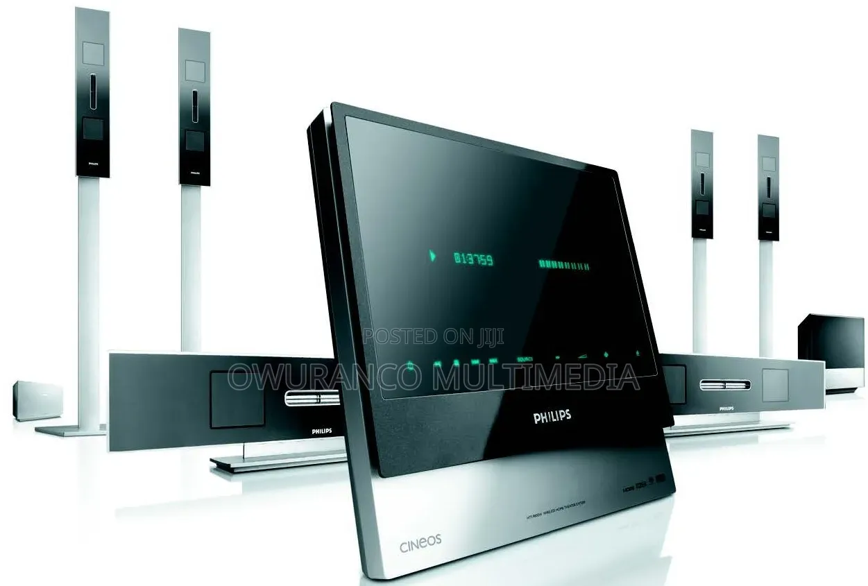 Philips Cineos HTS9800W High-End 4 Floor Standing Pillars - 800W
