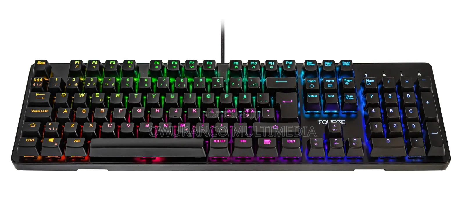 Fourze GK130 FZ-GK130-001 Mechanical Gaming Keyboard -RGB Red Switch