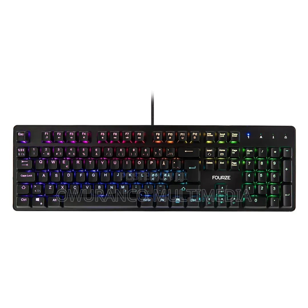 Fourze GK130 FZ-GK130-001 Mechanical Gaming Keyboard -RGB Red Switch