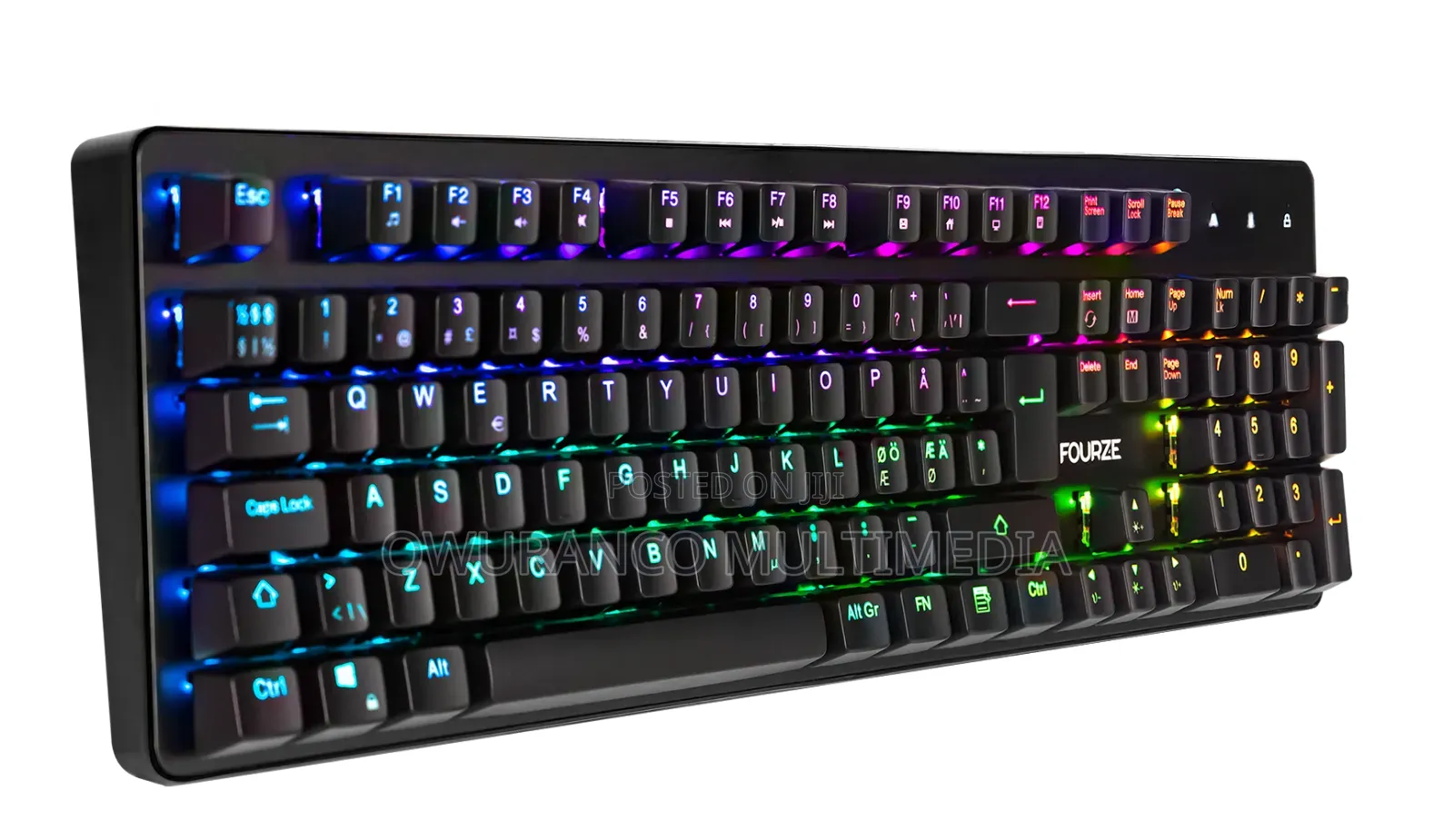 Fourze GK130 FZ-GK130-001 Mechanical Gaming Keyboard -RGB Red Switch