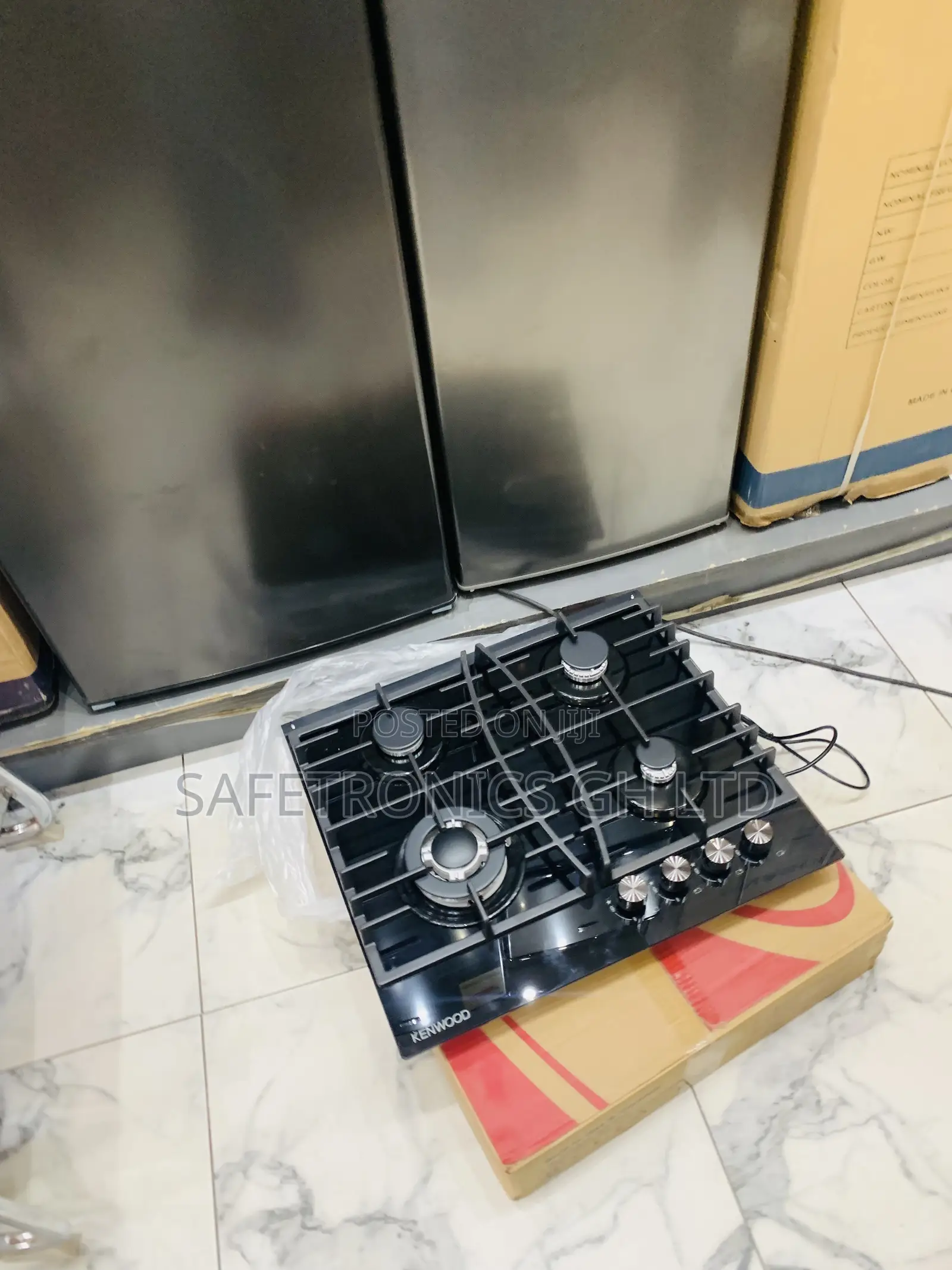 Try Perfect ^ Inbuilt 4 Gas Hob Kenwood Black
