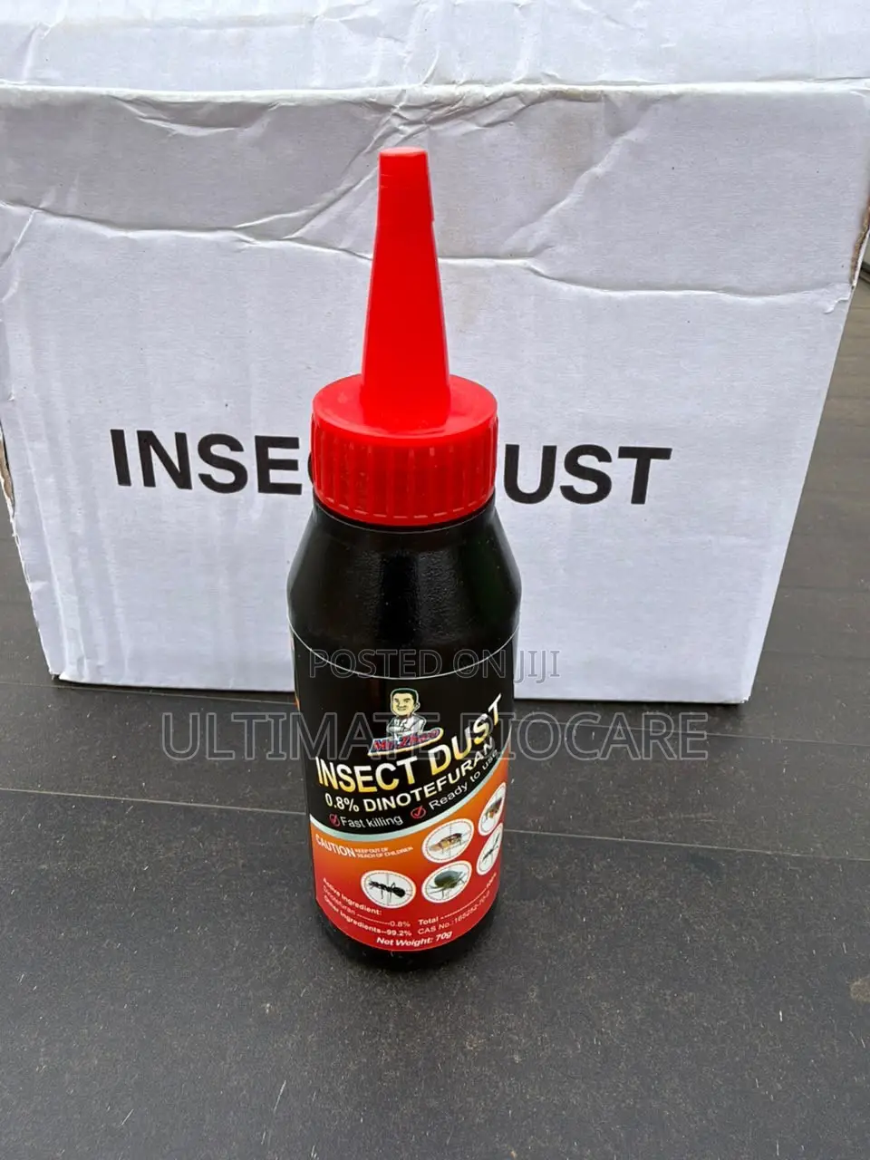 Insect Dust - Fast Acting Cockroach, Ant, Flea, Bed Bug Killer - 70g