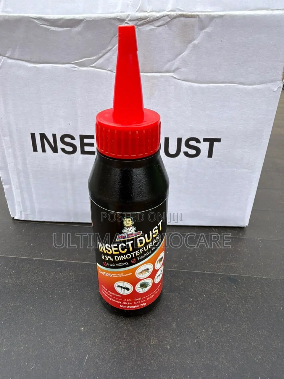Insect Dust - Fast Acting Cockroach, Ant, Flea, Bed Bug Killer - 70g
