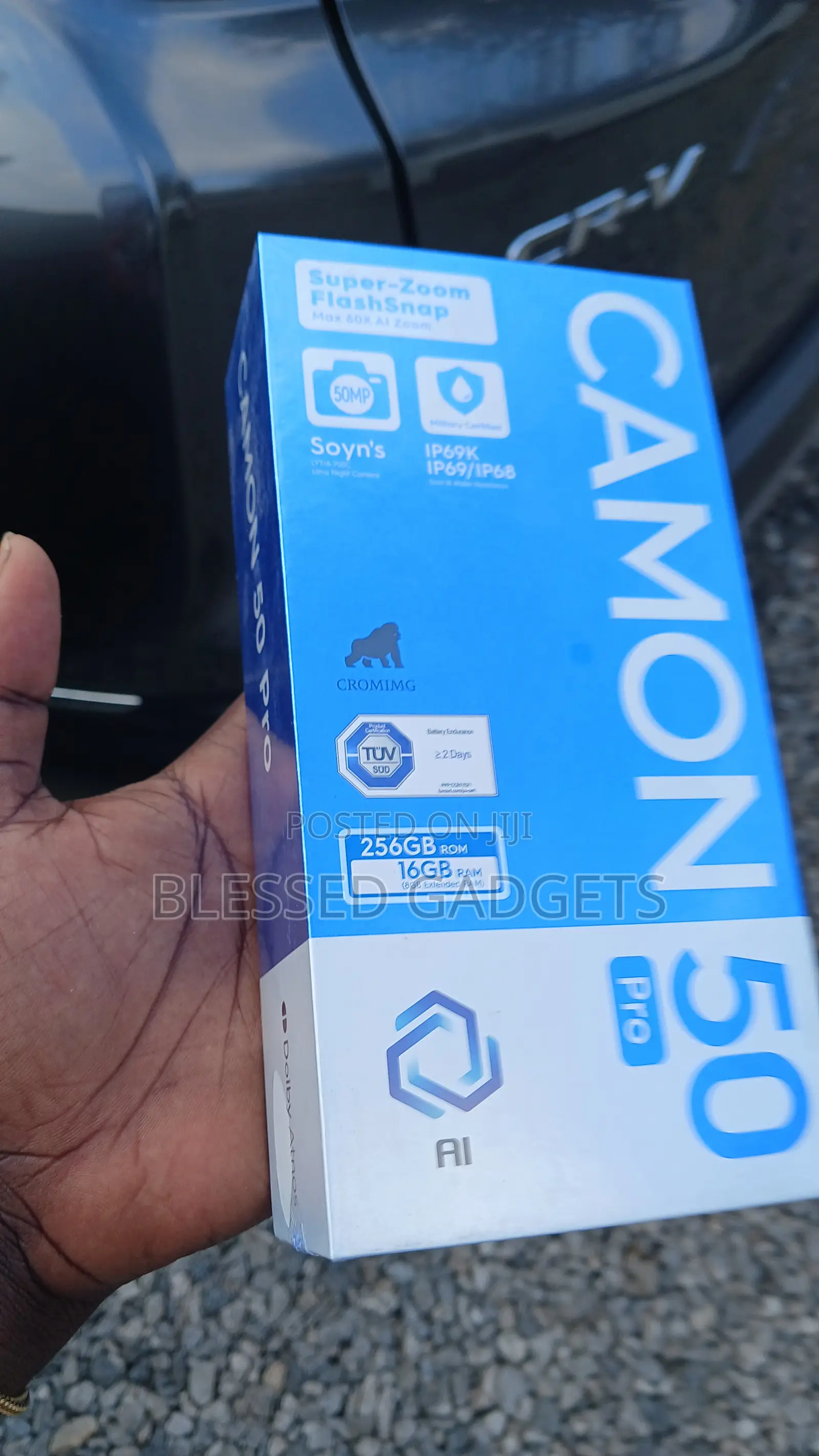 New Tecno Camon 50 Pro 256 GB Graphite