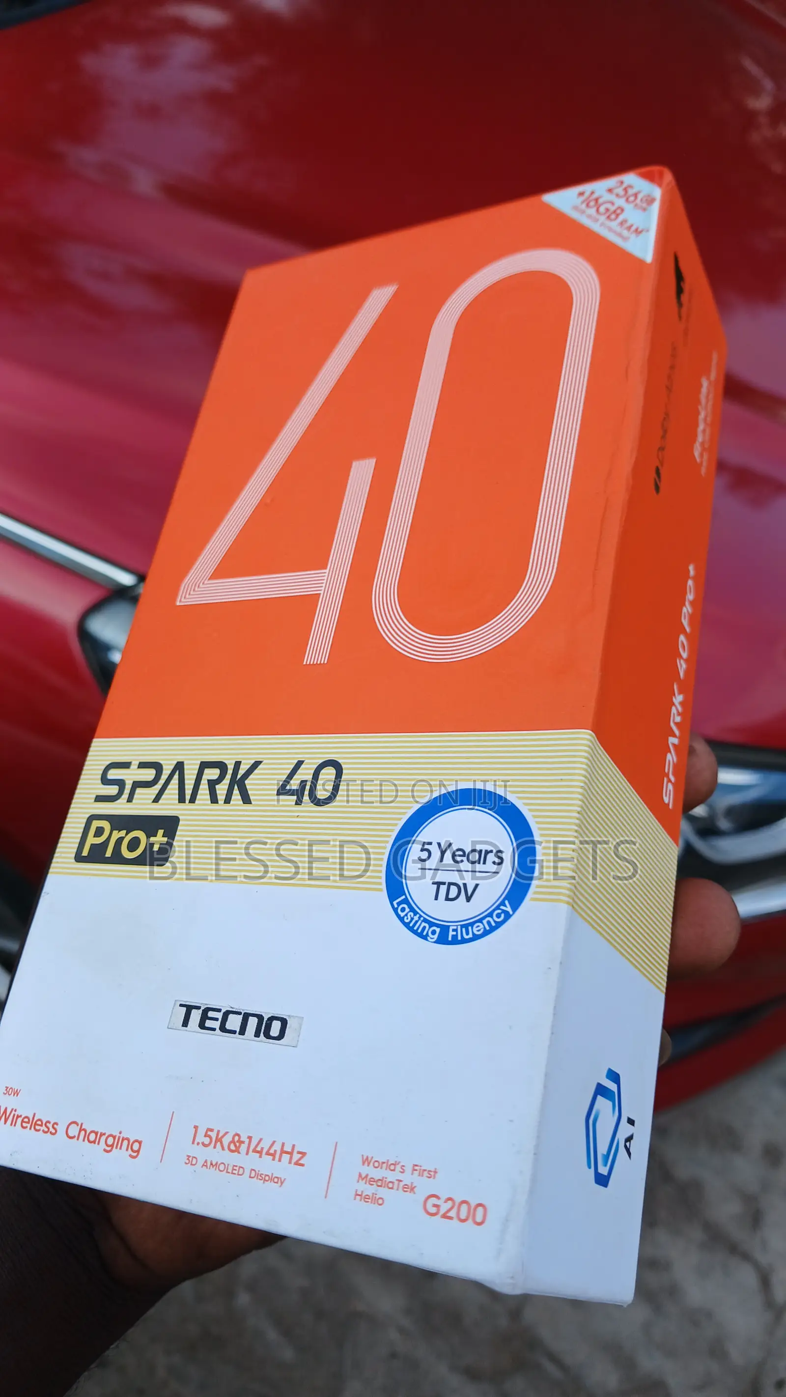 New Tecno Spark 40 Pro+ 256 GB Graphite