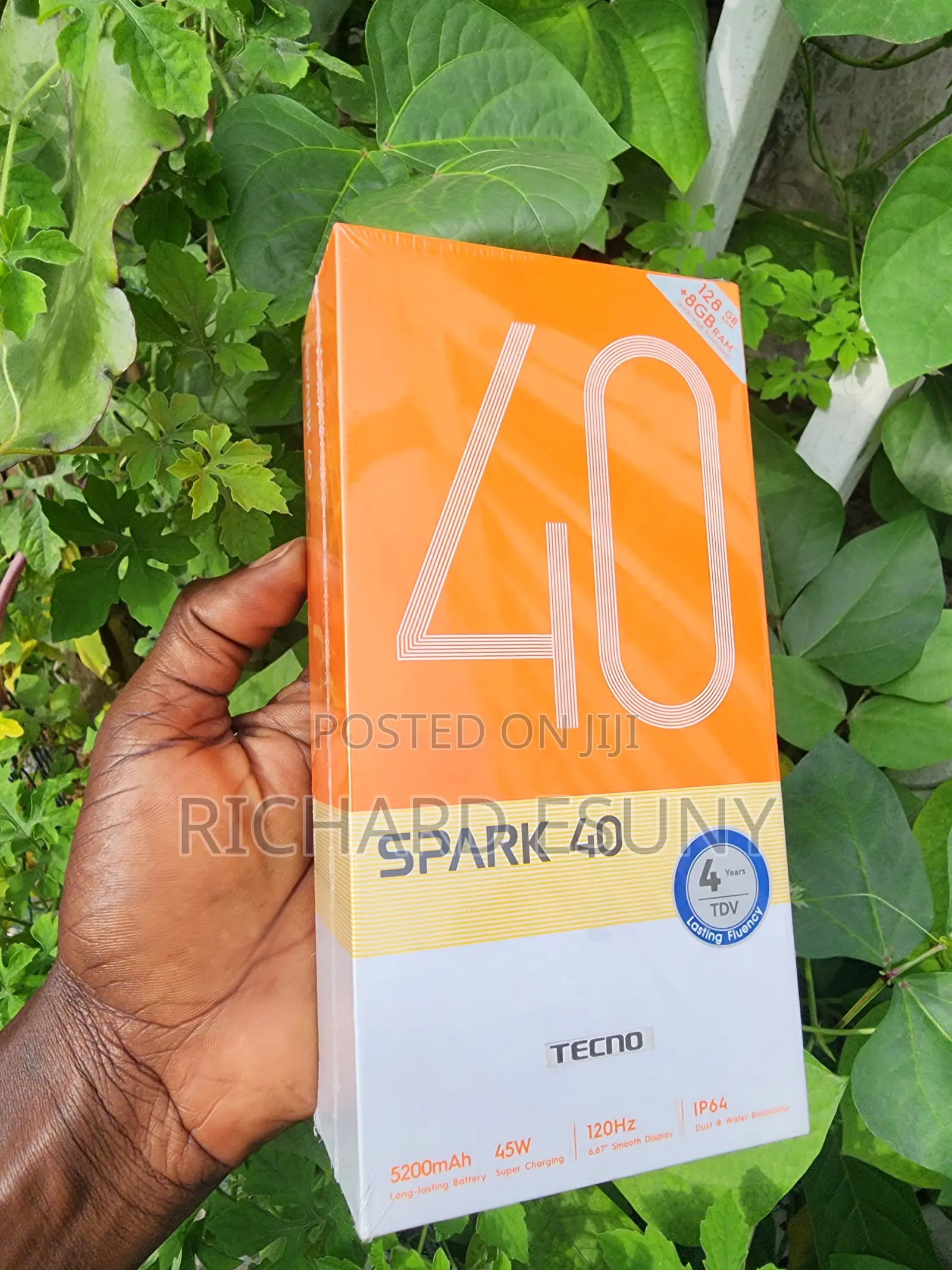New Tecno Spark 40 256 GB Black