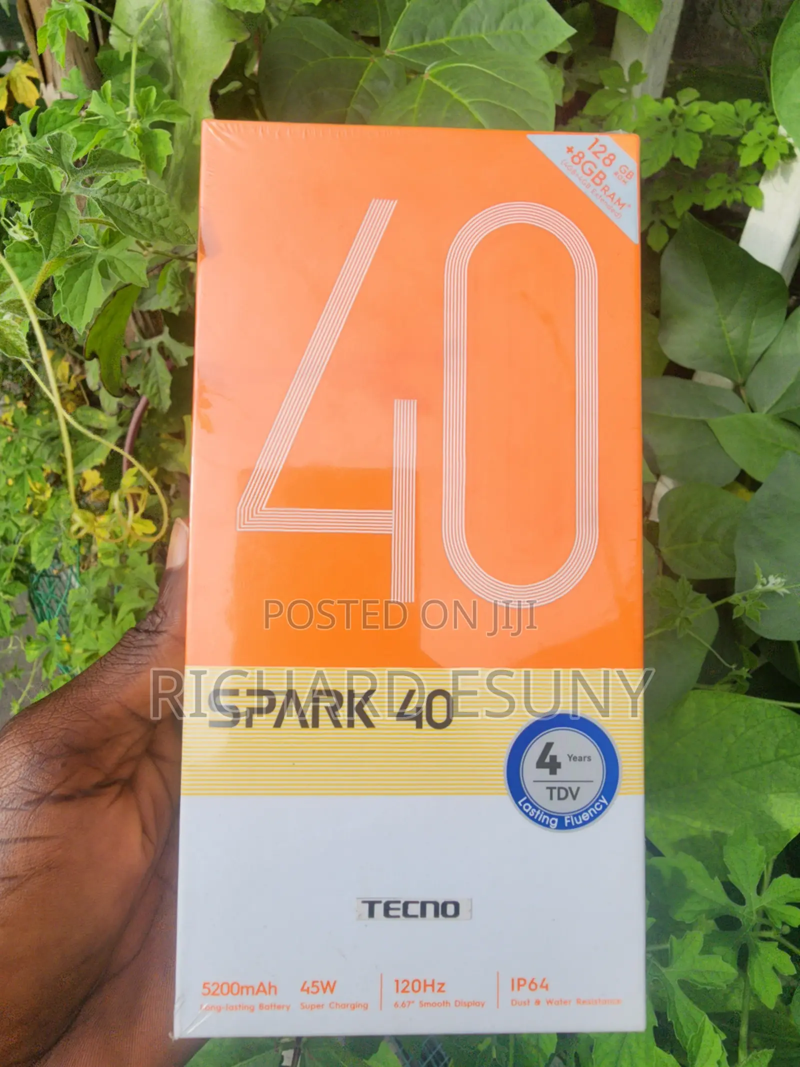 New Tecno Spark 40 256 GB Black