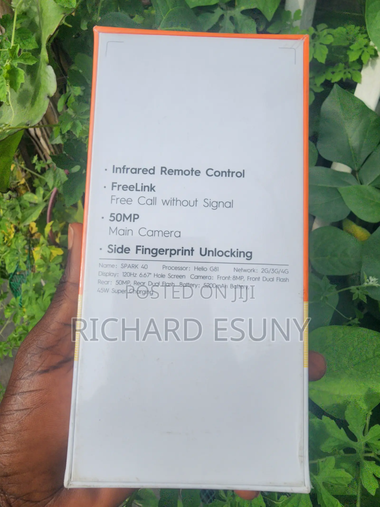 New Tecno Spark 40 256 GB Black