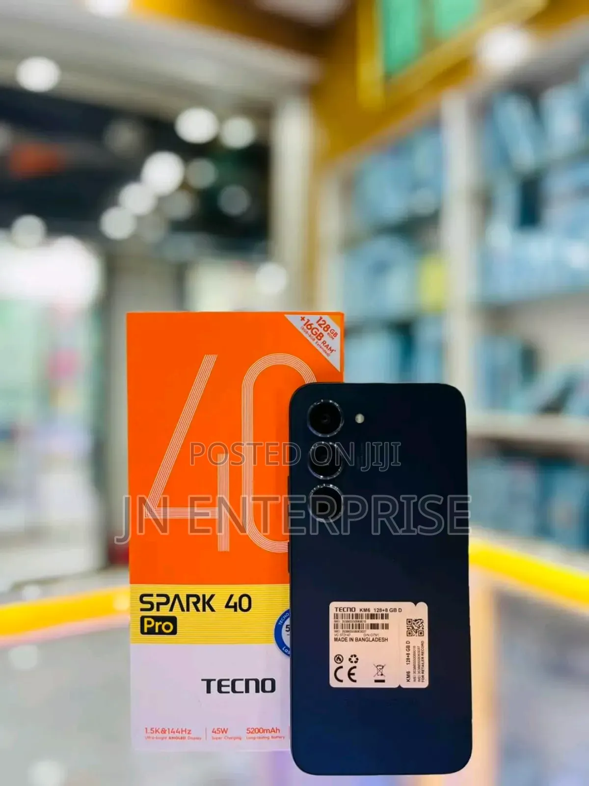 New Tecno Spark 40 Pro 256 GB Black